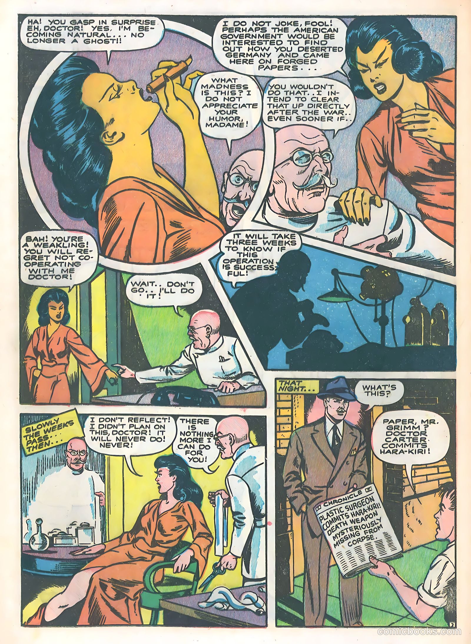 Bomber Comics #3 (1944) — page 34