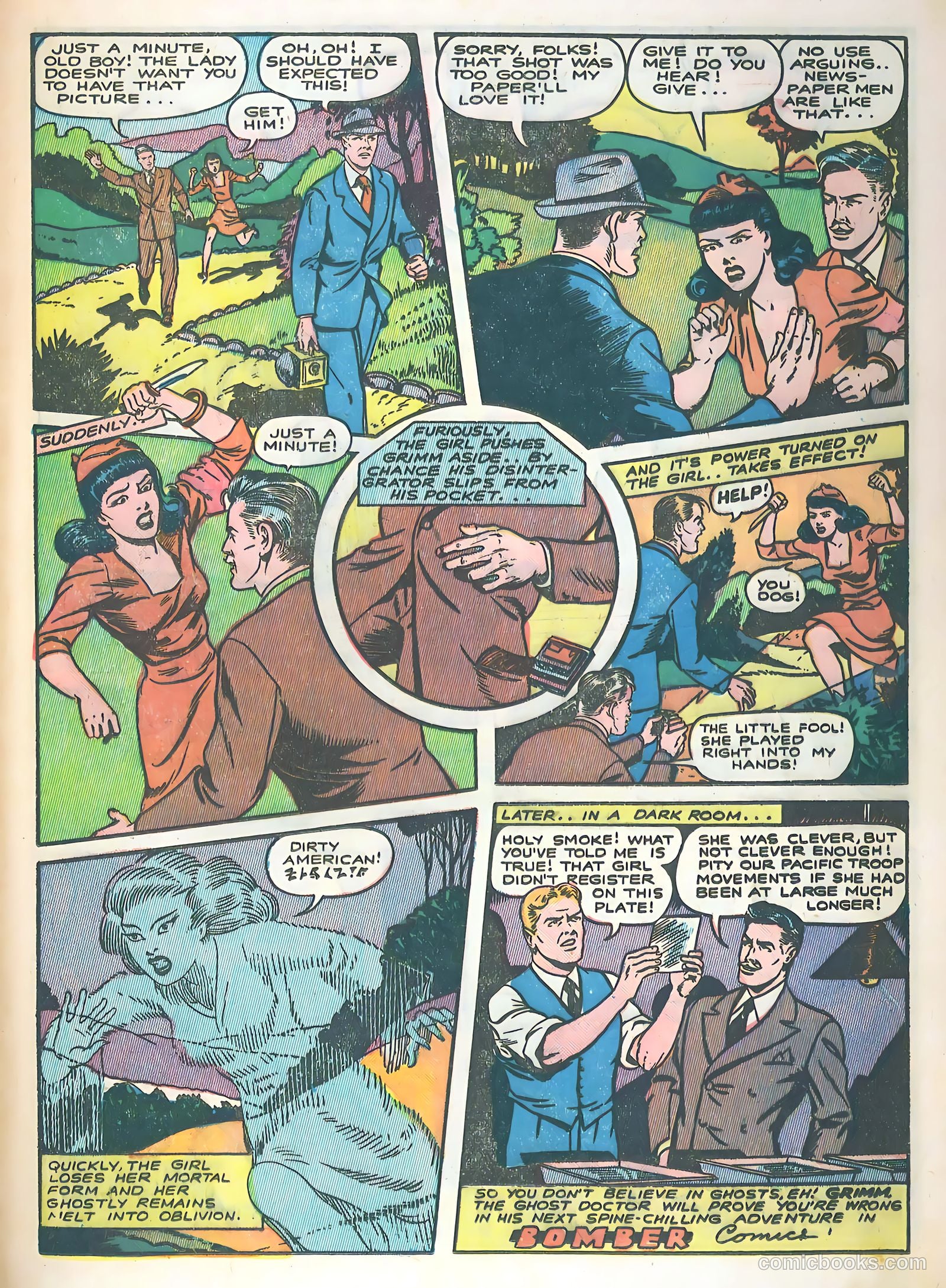 Bomber Comics #3 (1944) — page 37