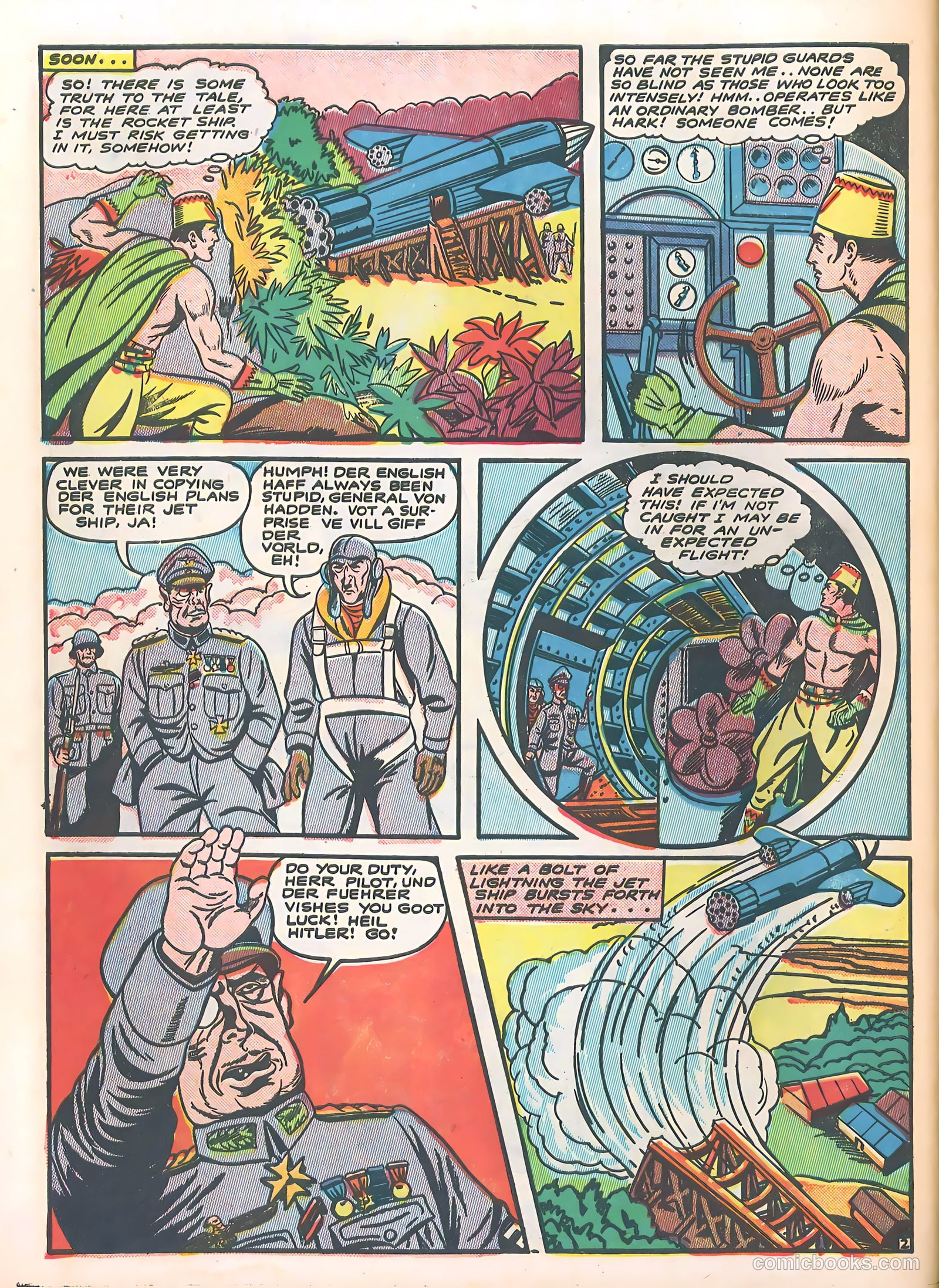 Bomber Comics #3 (1944) — page 44