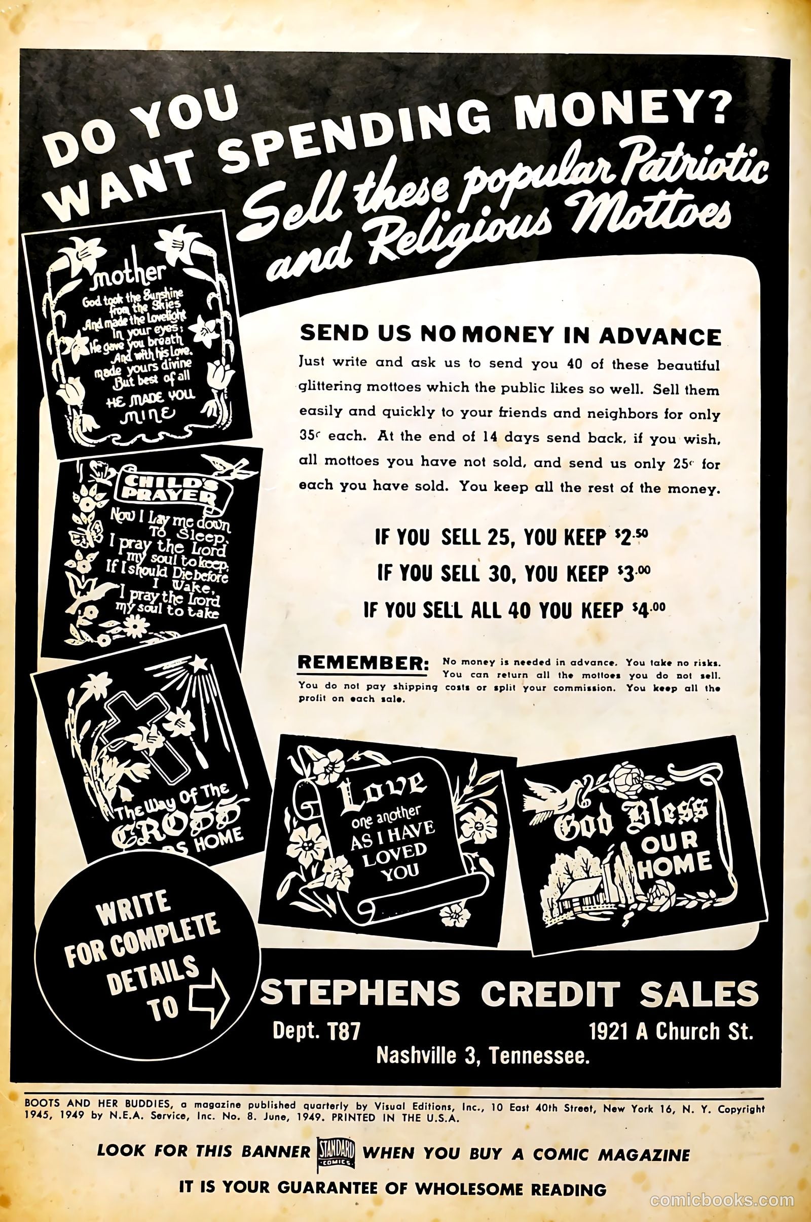 Boots and Her Buddies #8 (1949, Visual Editions, Inc.) — page 2 of 36