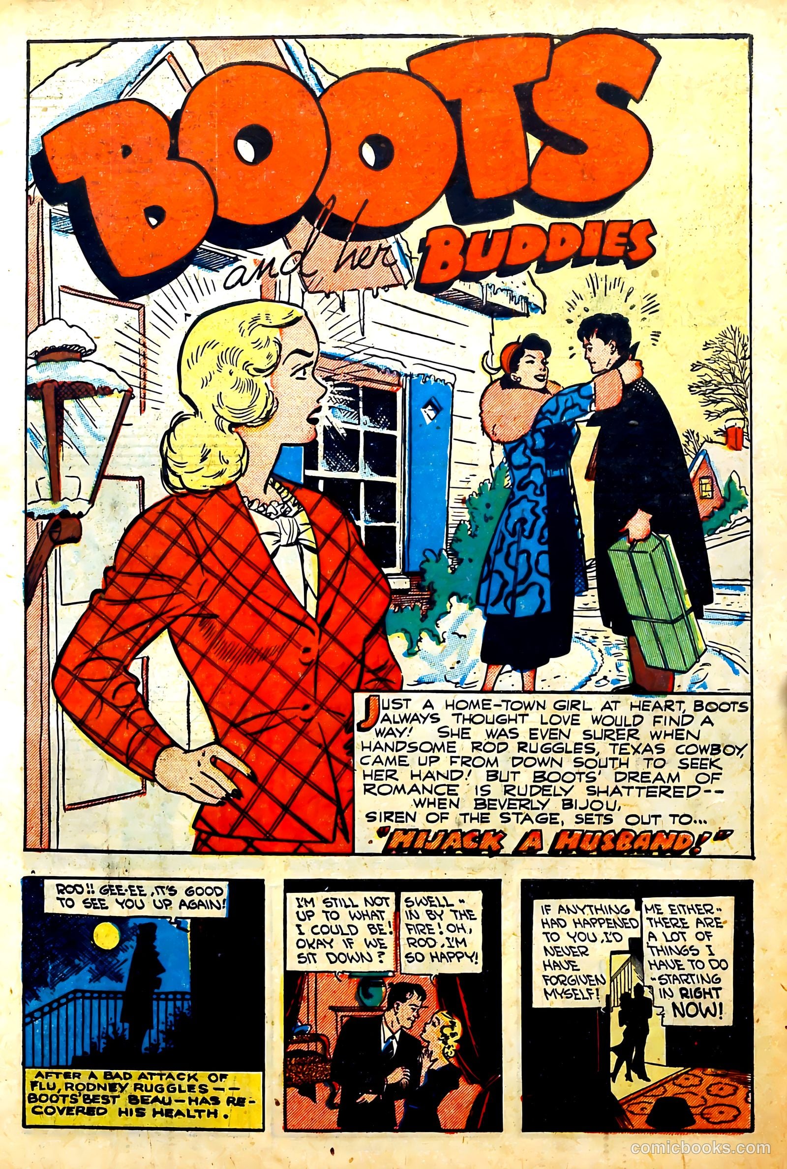 Boots and Her Buddies #8 (1949, Visual Editions, Inc.) — page 3 of 36
