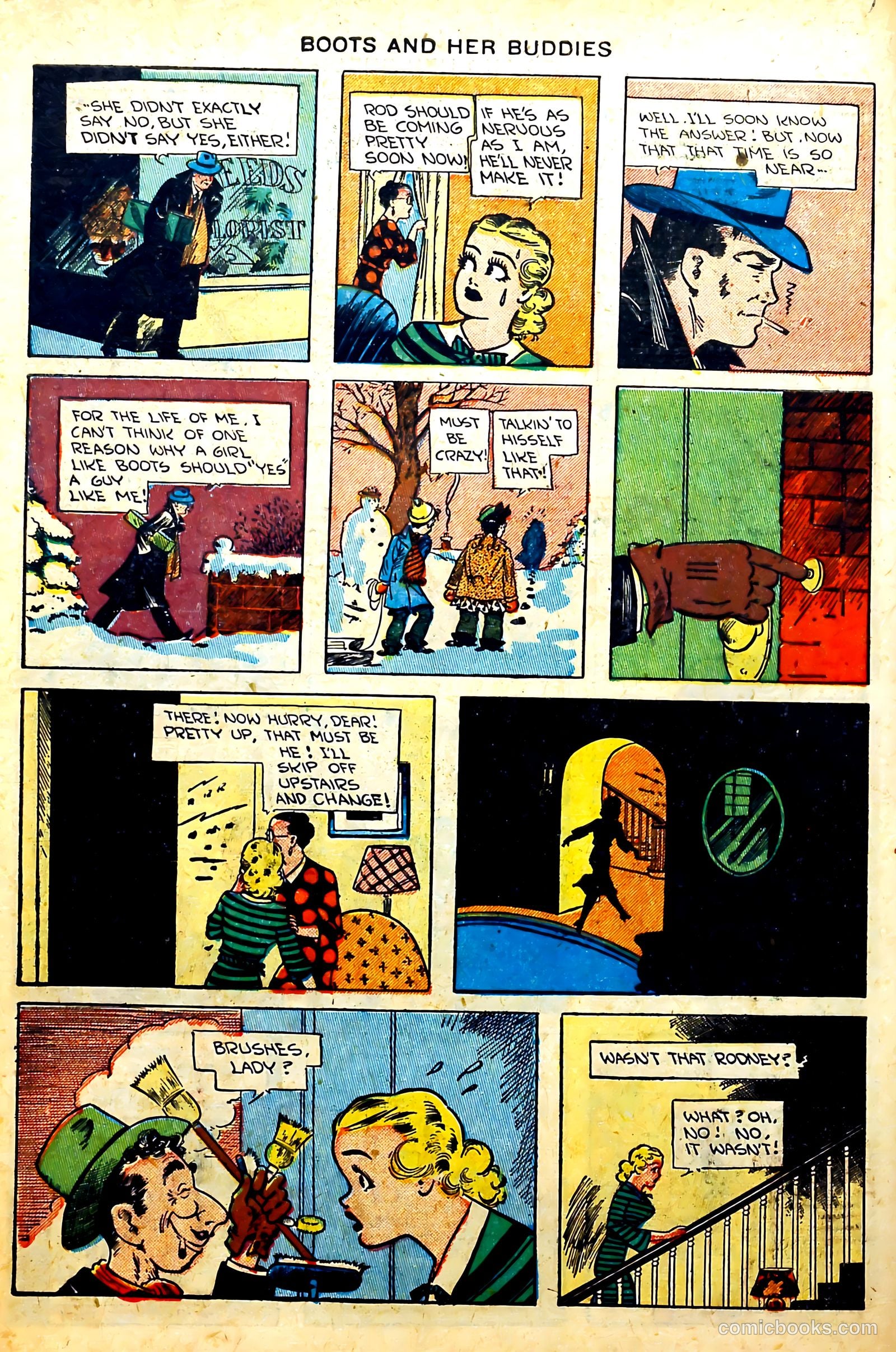 Boots and Her Buddies #8 (1949, Visual Editions, Inc.) — page 6 of 36
