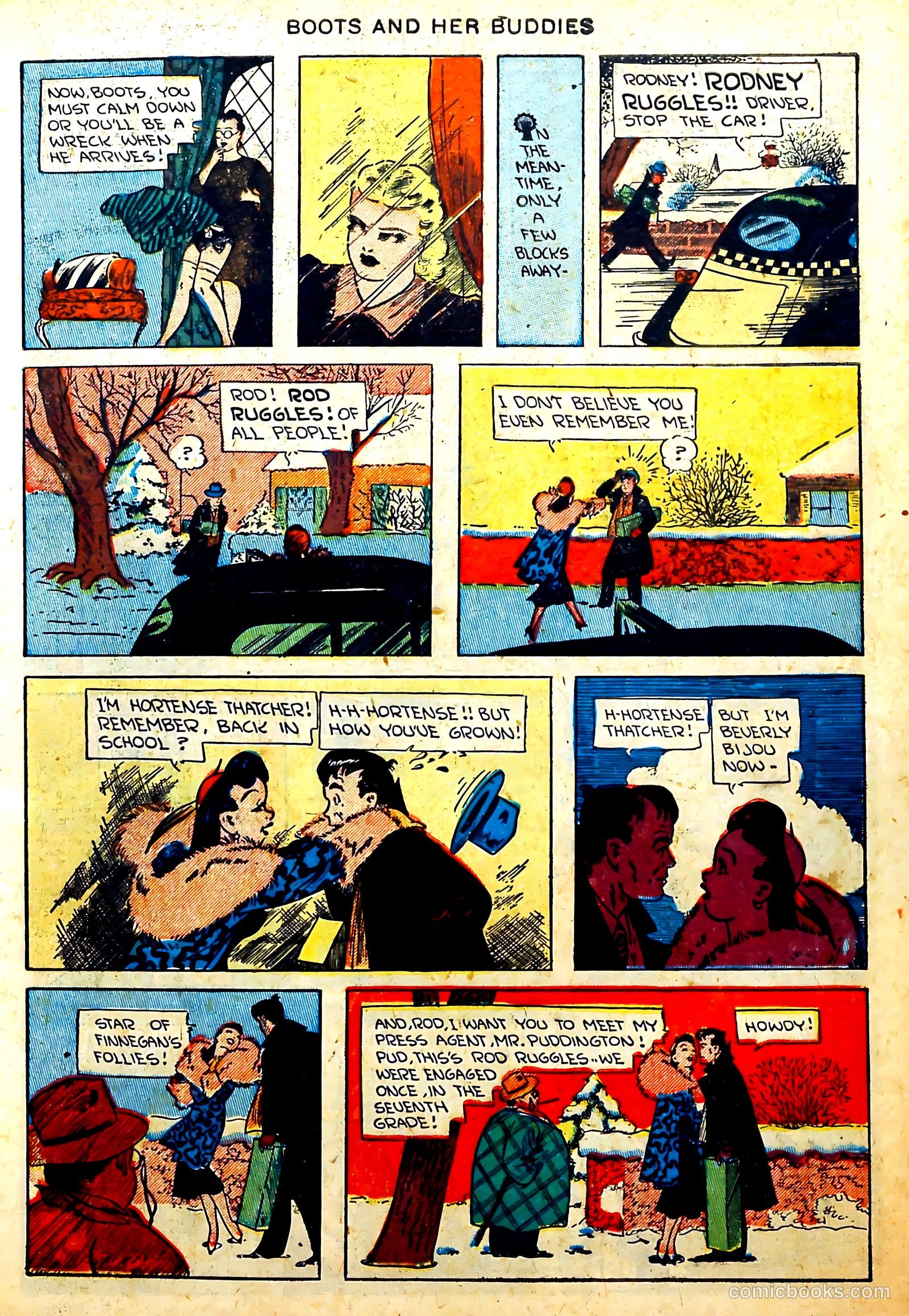 Boots and Her Buddies #8 (1949, Visual Editions, Inc.) — page 7 of 36