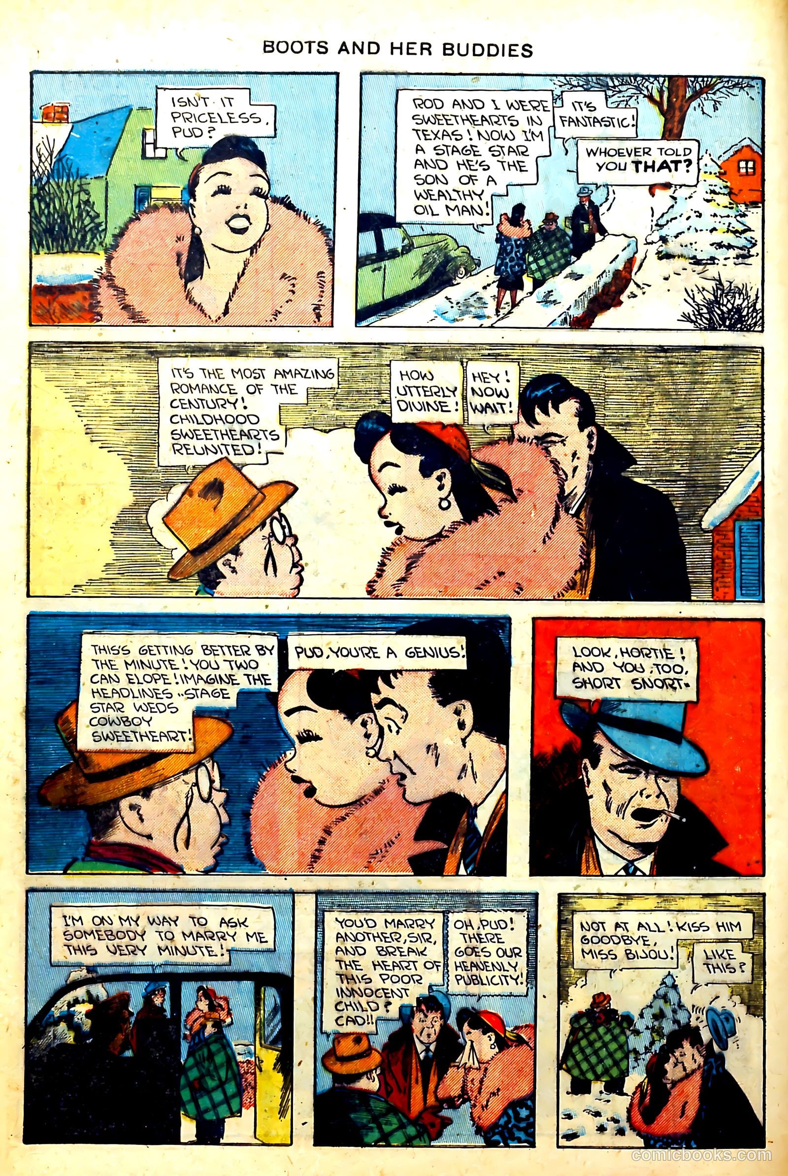 Boots and Her Buddies #8 (1949, Visual Editions, Inc.) — page 8 of 36