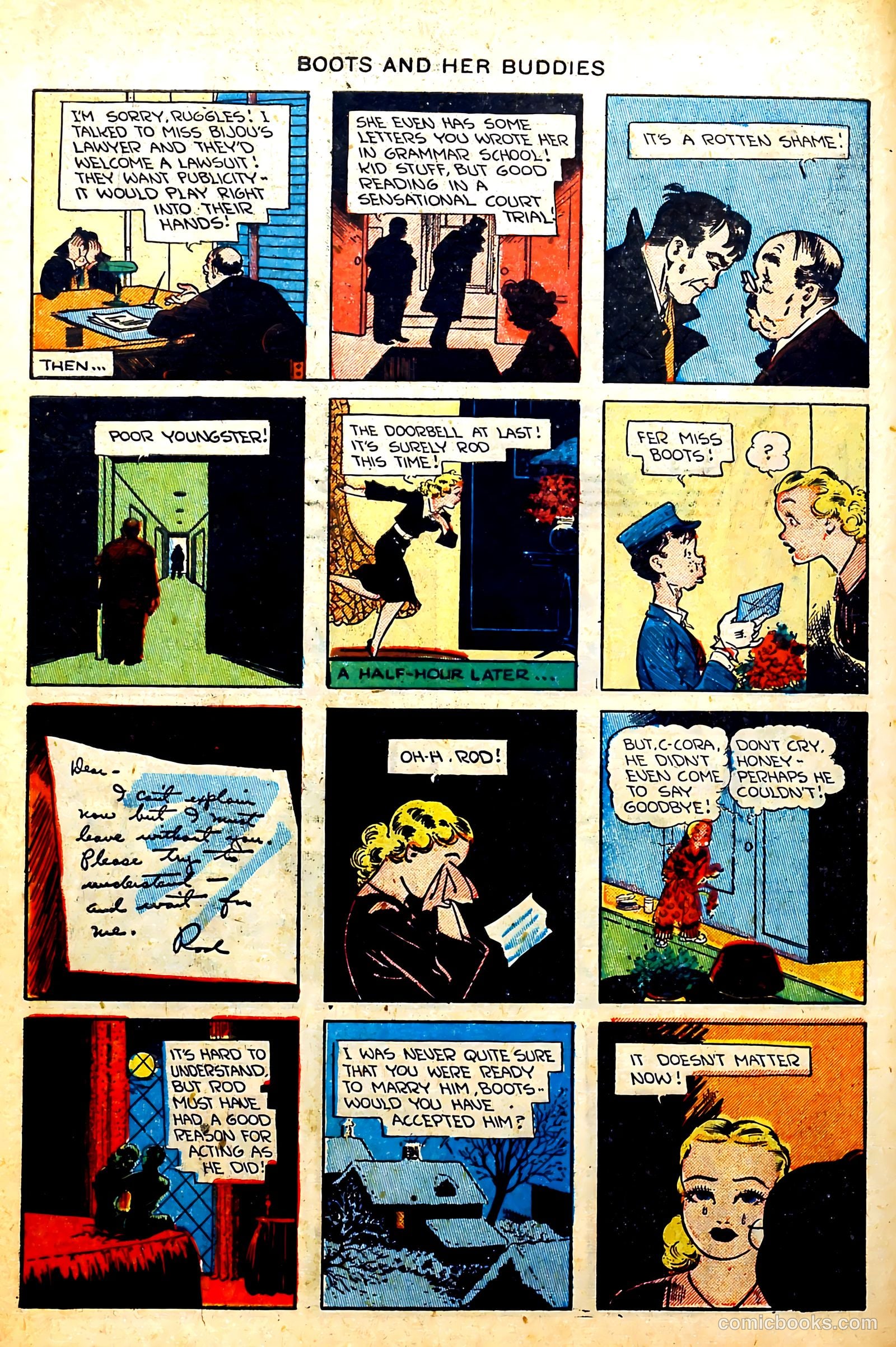 Boots and Her Buddies #8 (1949, Visual Editions, Inc.) — page 10 of 36