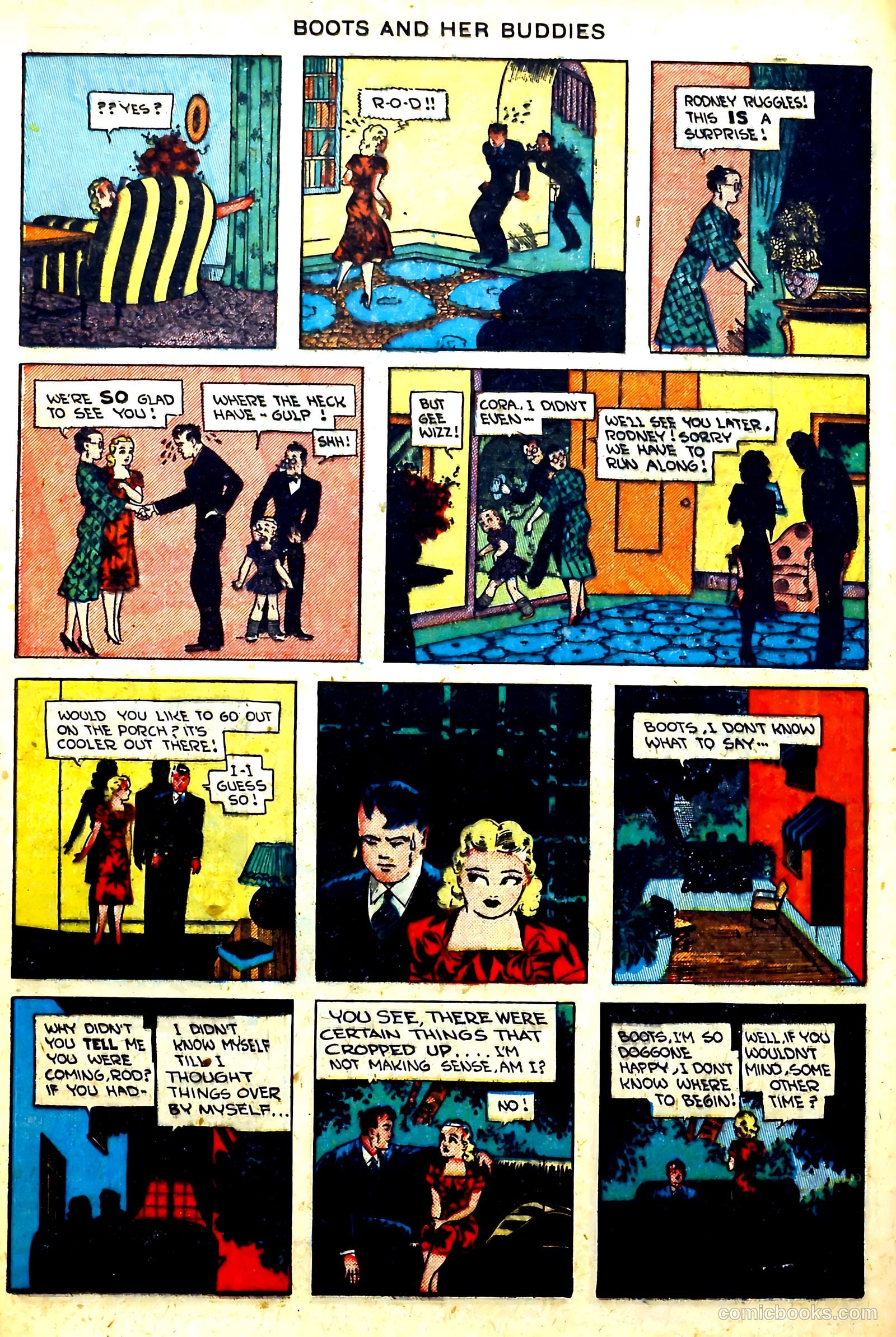 Boots and Her Buddies #8 (1949, Visual Editions, Inc.) — page 12 of 36