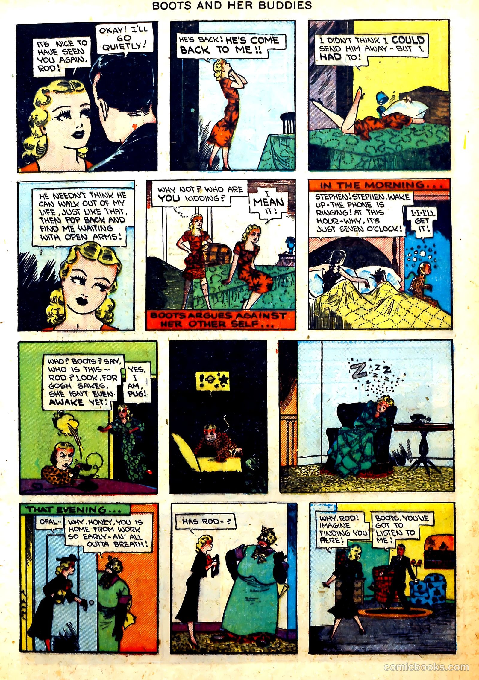 Boots and Her Buddies #8 (1949, Visual Editions, Inc.) — page 13 of 36