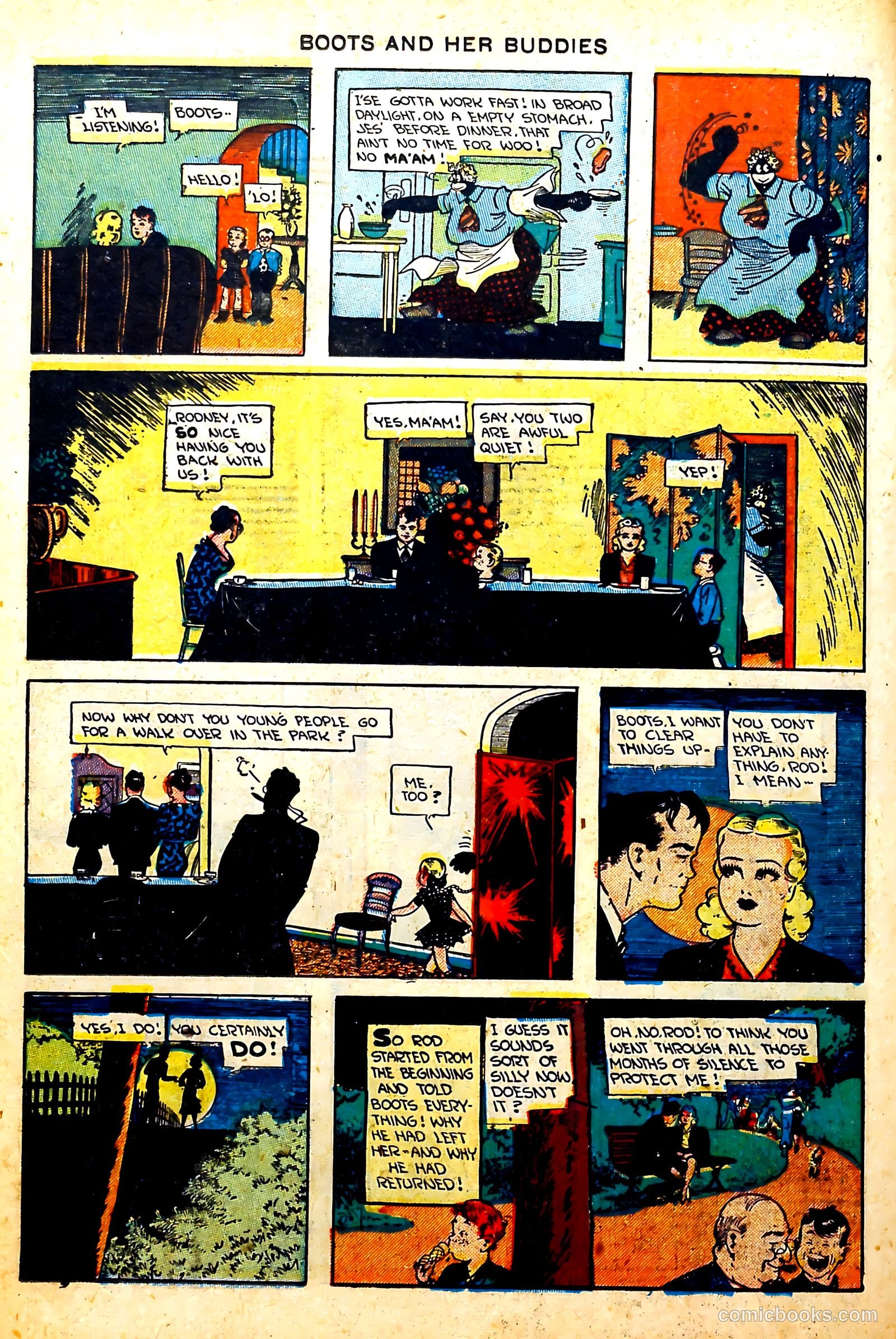 Boots and Her Buddies #8 (1949, Visual Editions, Inc.) — page 14 of 36
