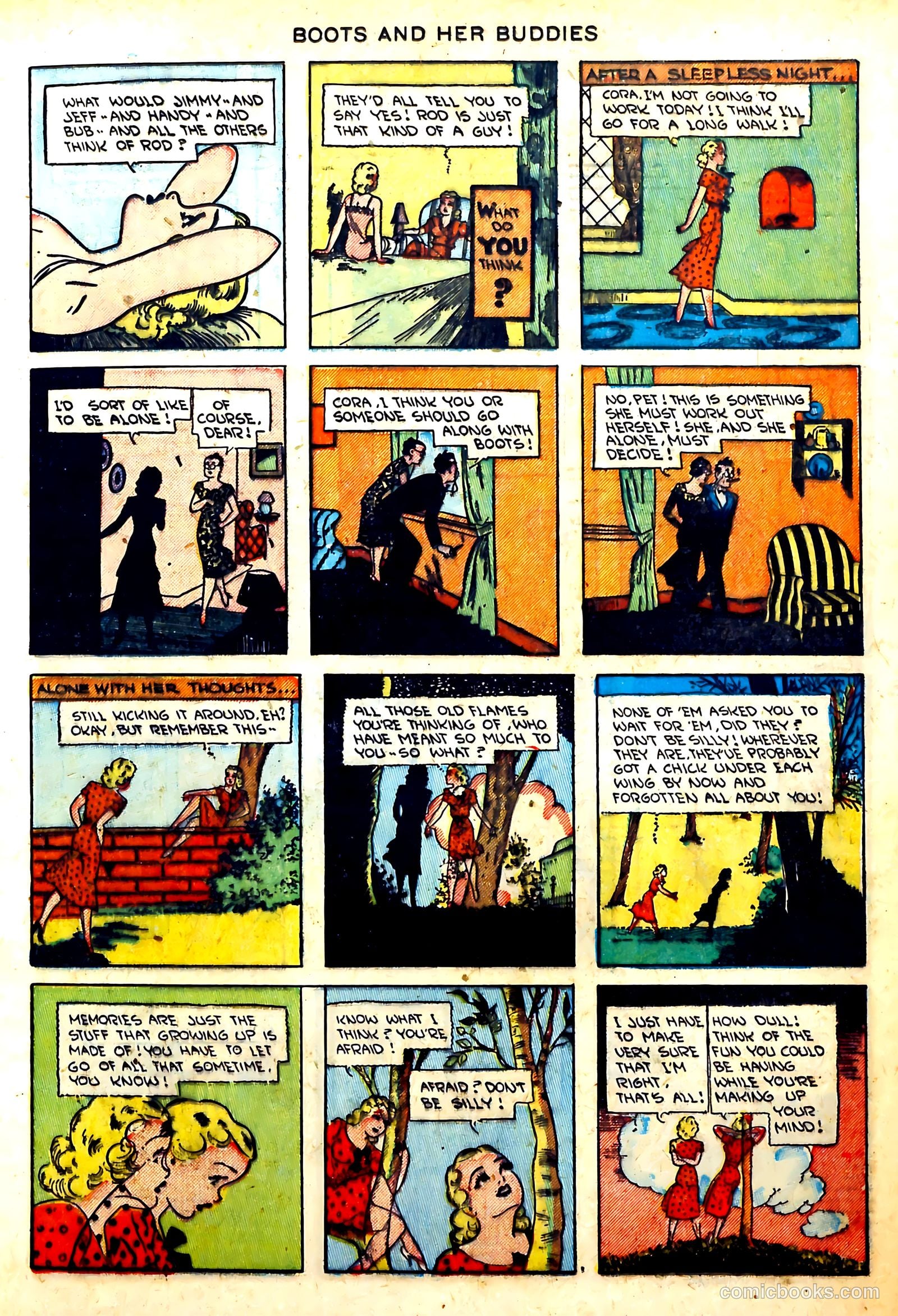 Boots and Her Buddies #8 (1949, Visual Editions, Inc.) — page 17 of 36