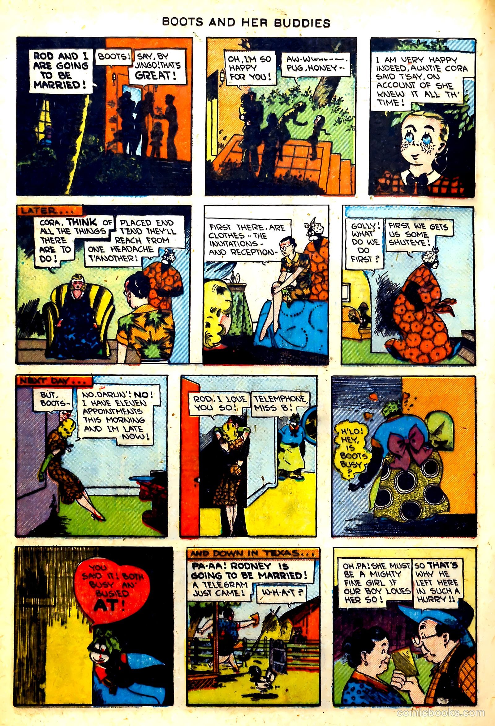 Boots and Her Buddies #8 (1949, Visual Editions, Inc.) — page 20 of 36