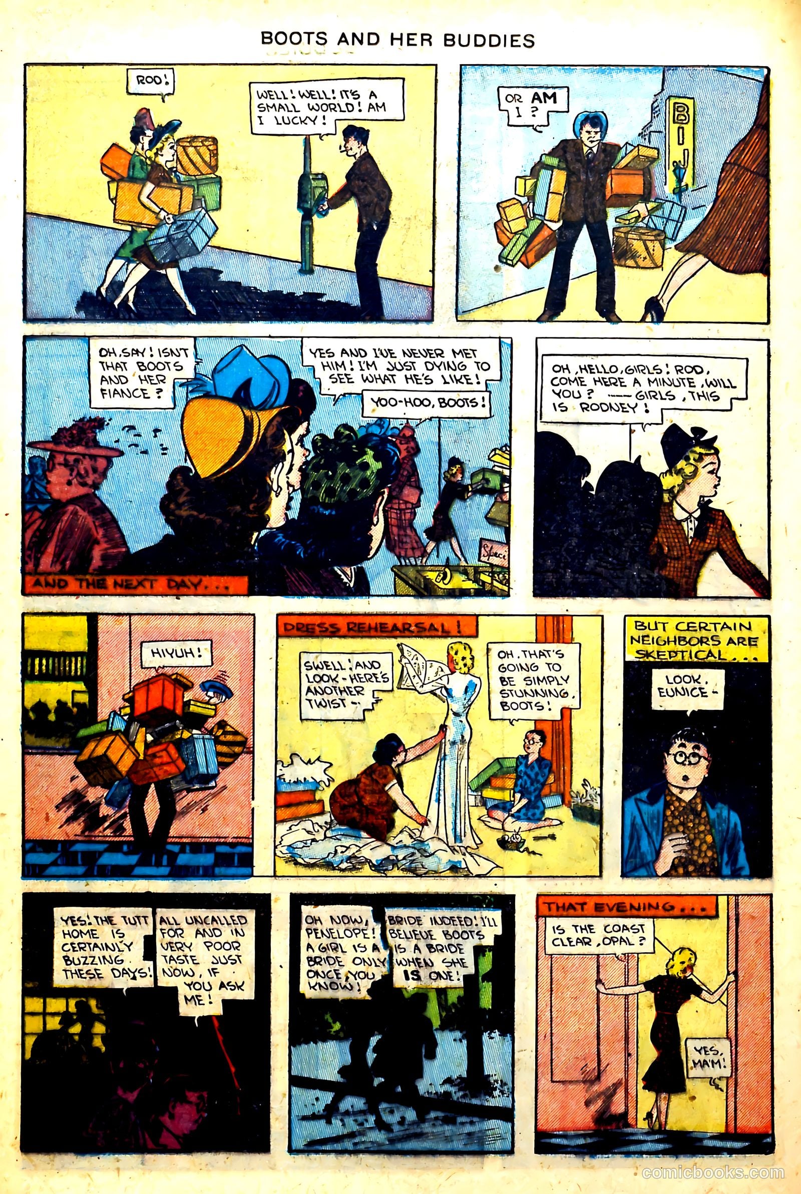 Boots and Her Buddies #8 (1949, Visual Editions, Inc.) — page 24 of 36