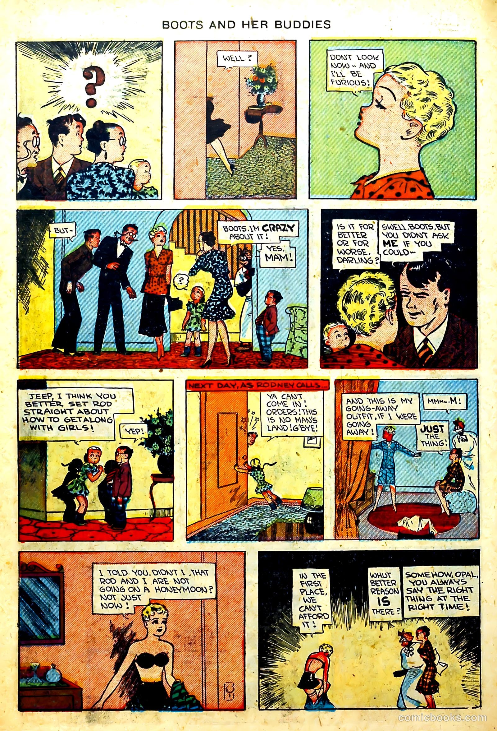 Boots and Her Buddies #8 (1949, Visual Editions, Inc.) — page 26 of 36