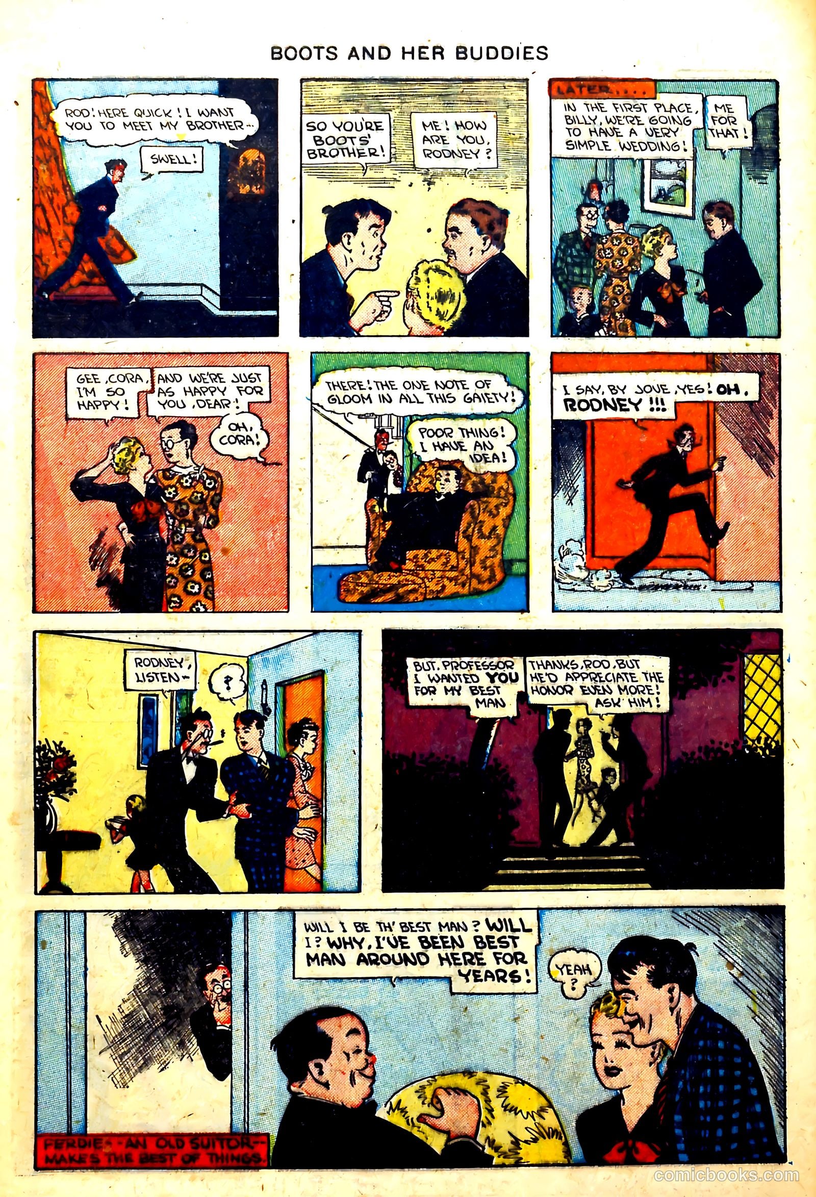 Boots and Her Buddies #8 (1949, Visual Editions, Inc.) — page 28 of 36