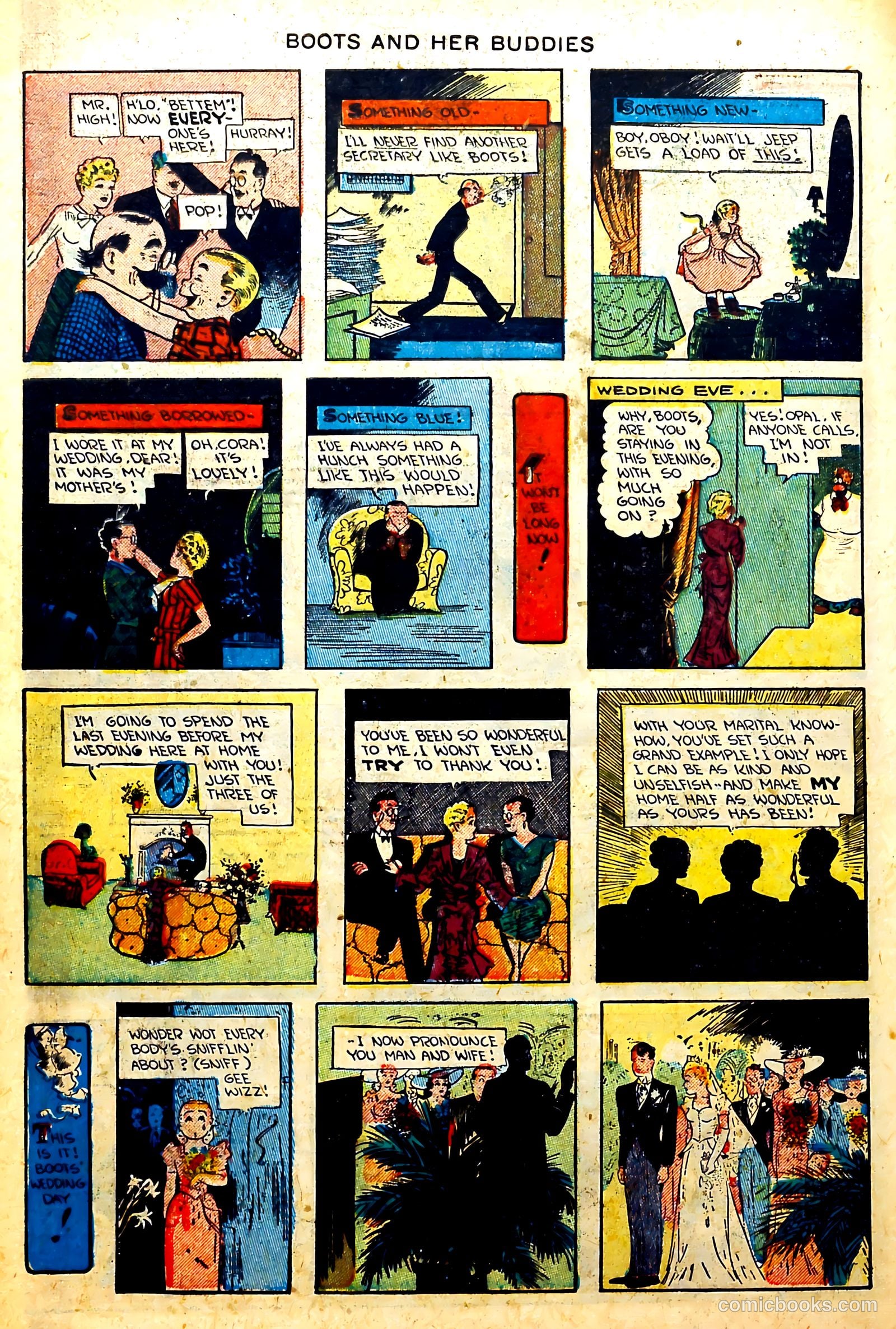 Boots and Her Buddies #8 (1949, Visual Editions, Inc.) — page 30 of 36