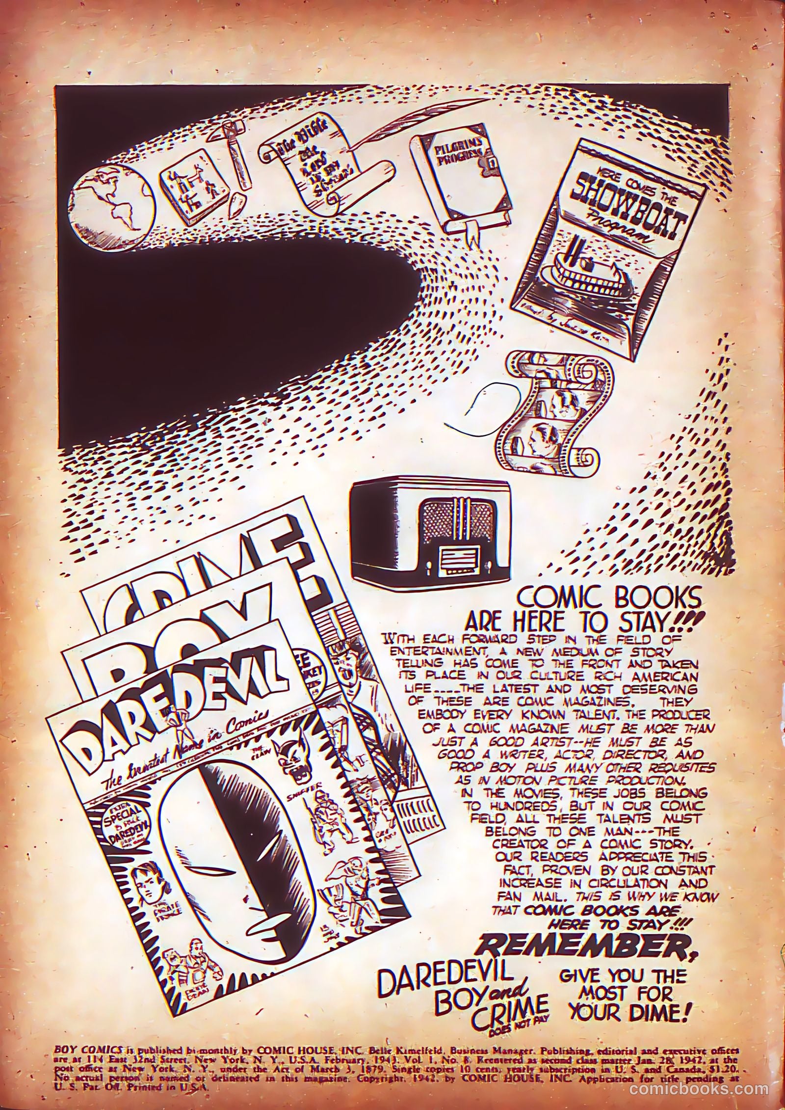 Boy Comics #8 (1951, L. Miller & Son) — page 2 of 68
