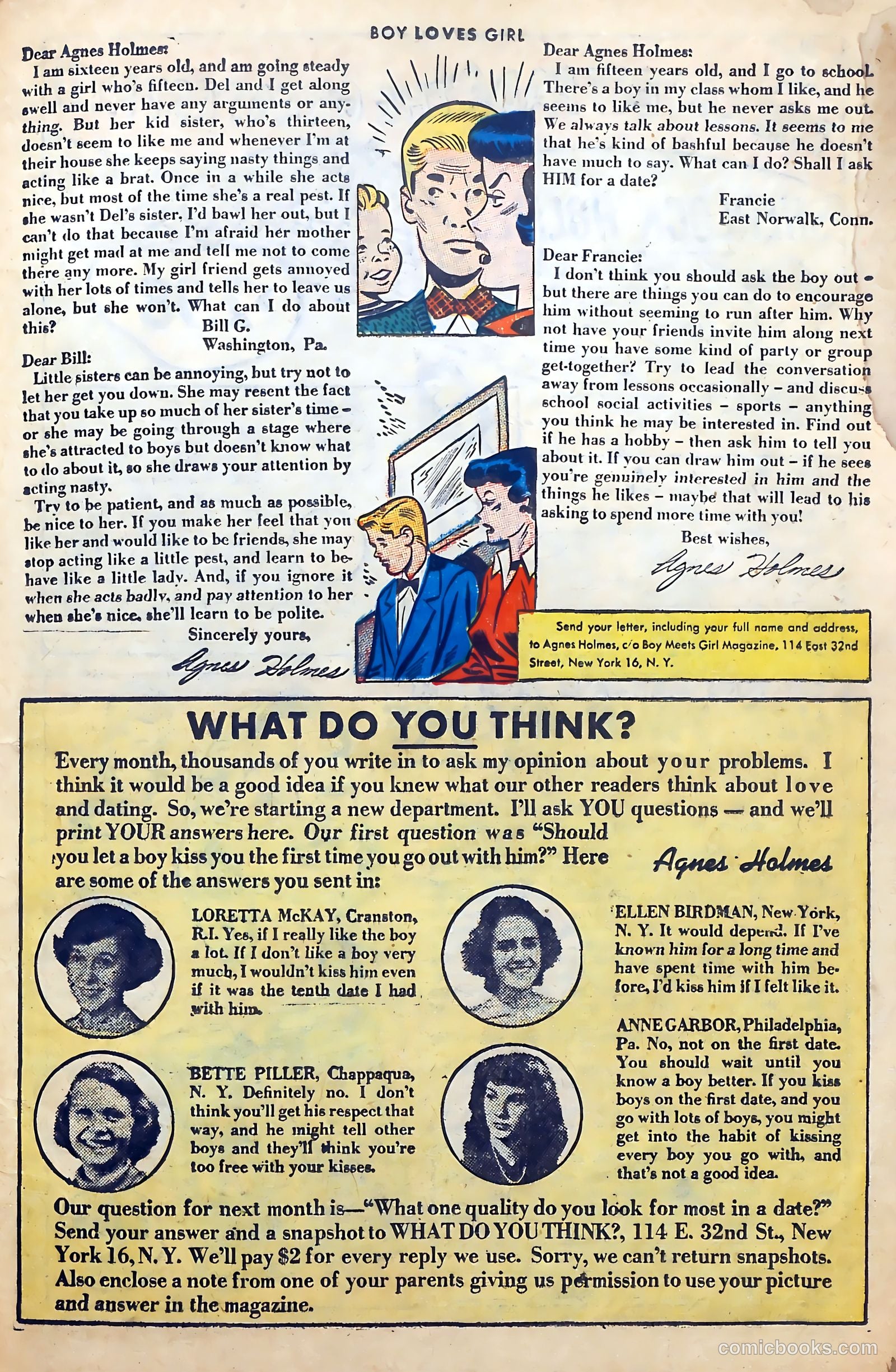 Boy Loves Girl #28 (1952, Lev Gleason Publications, Inc.) — page 19 of 37
