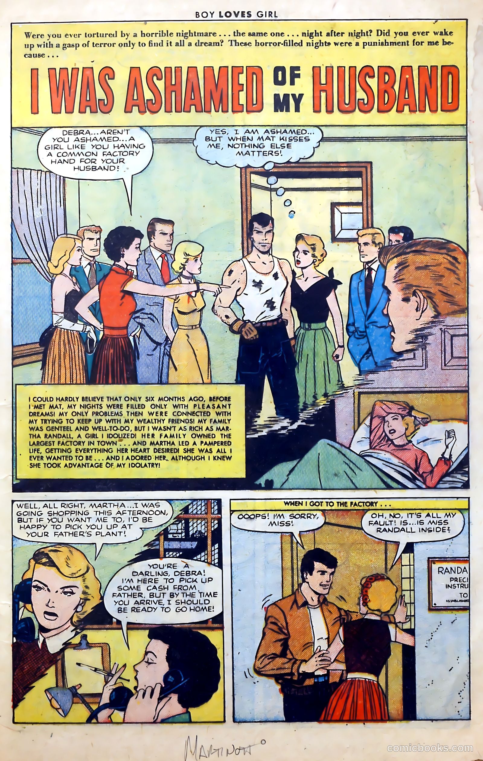 Boy Loves Girl #28 (1952, Lev Gleason Publications, Inc.) — page 21 of 37