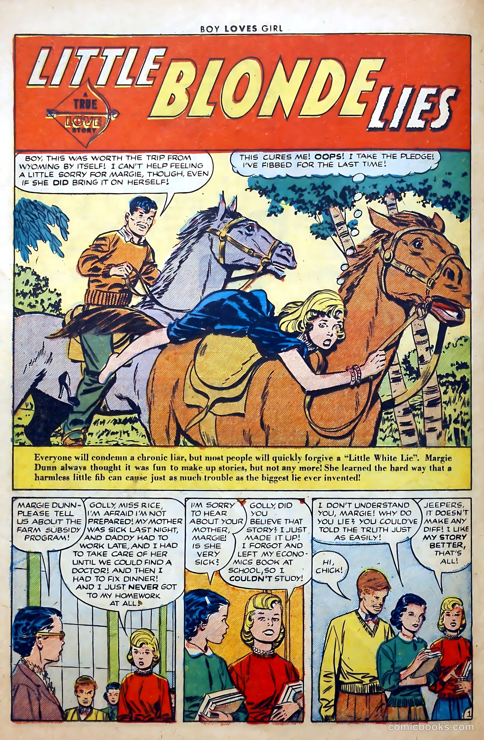 Boy Loves Girl #29 (1952) — page 20 of 37