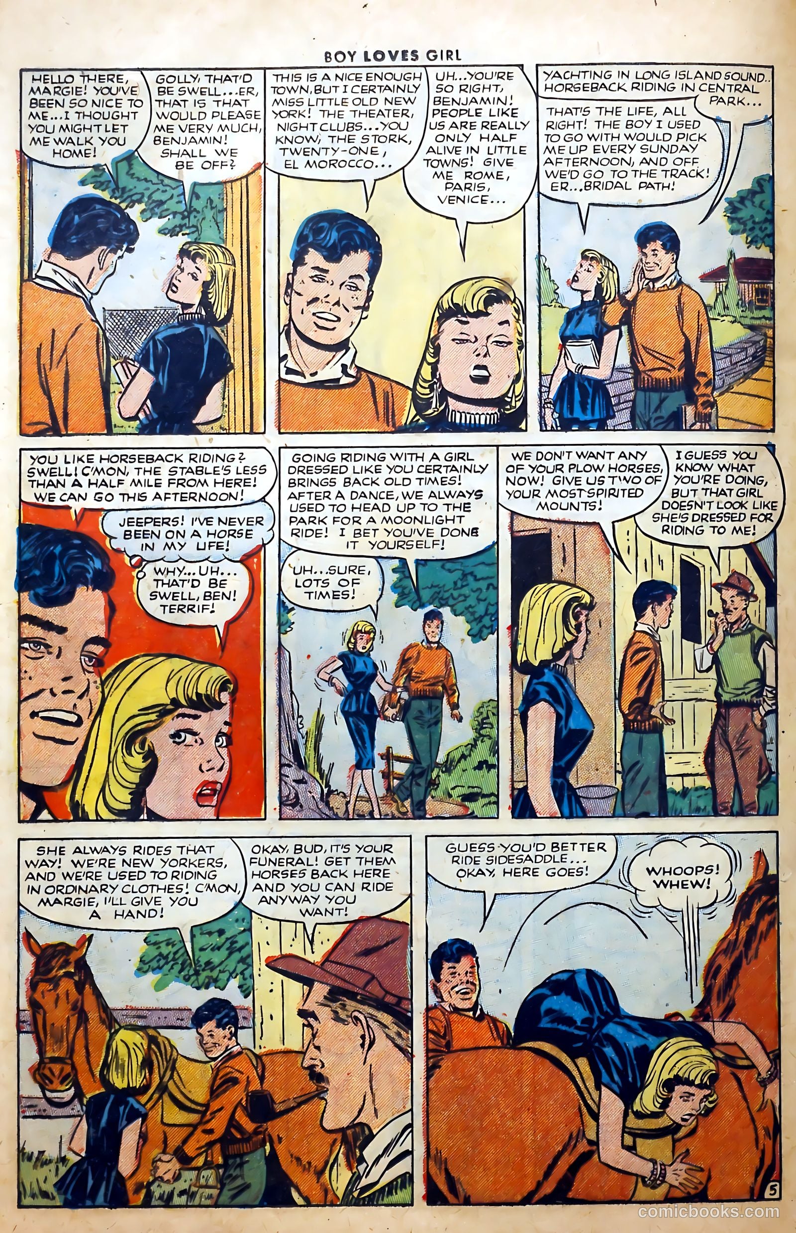 Boy Loves Girl #29 (1952) — page 24 of 37