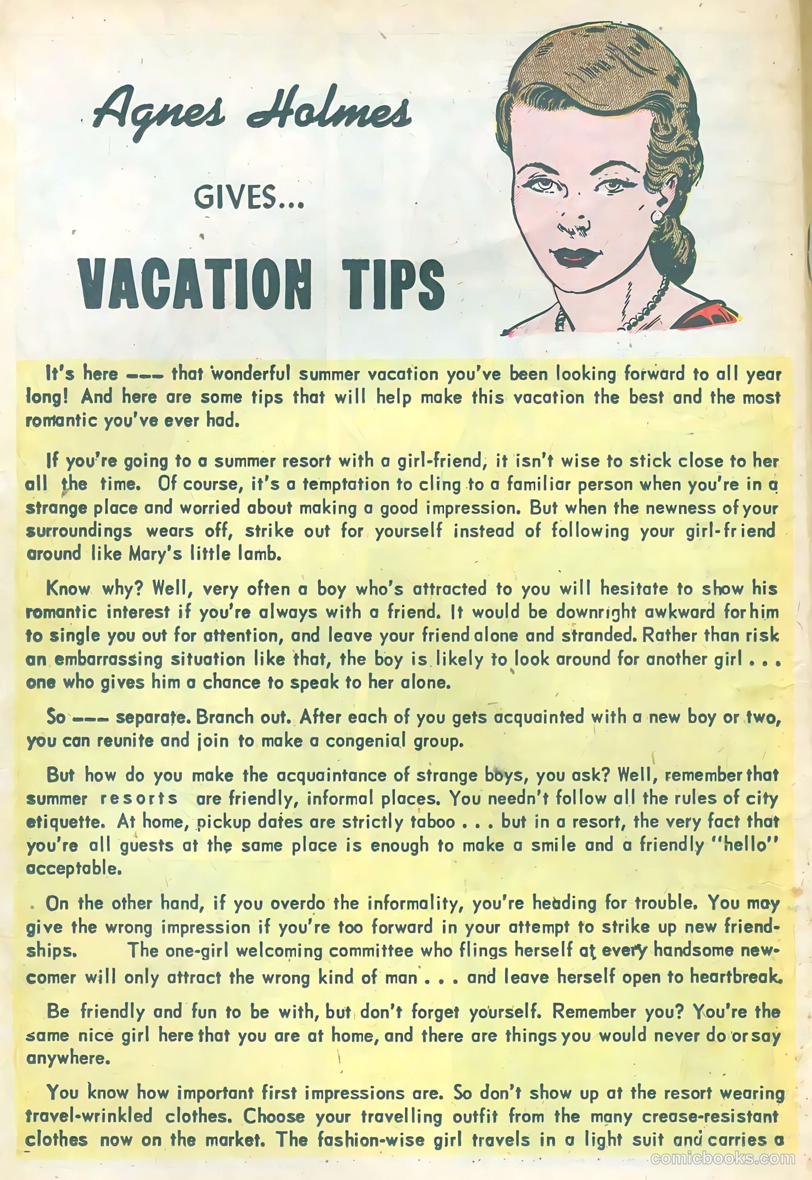 Boy Loves Girl #49 (1954) — page 18