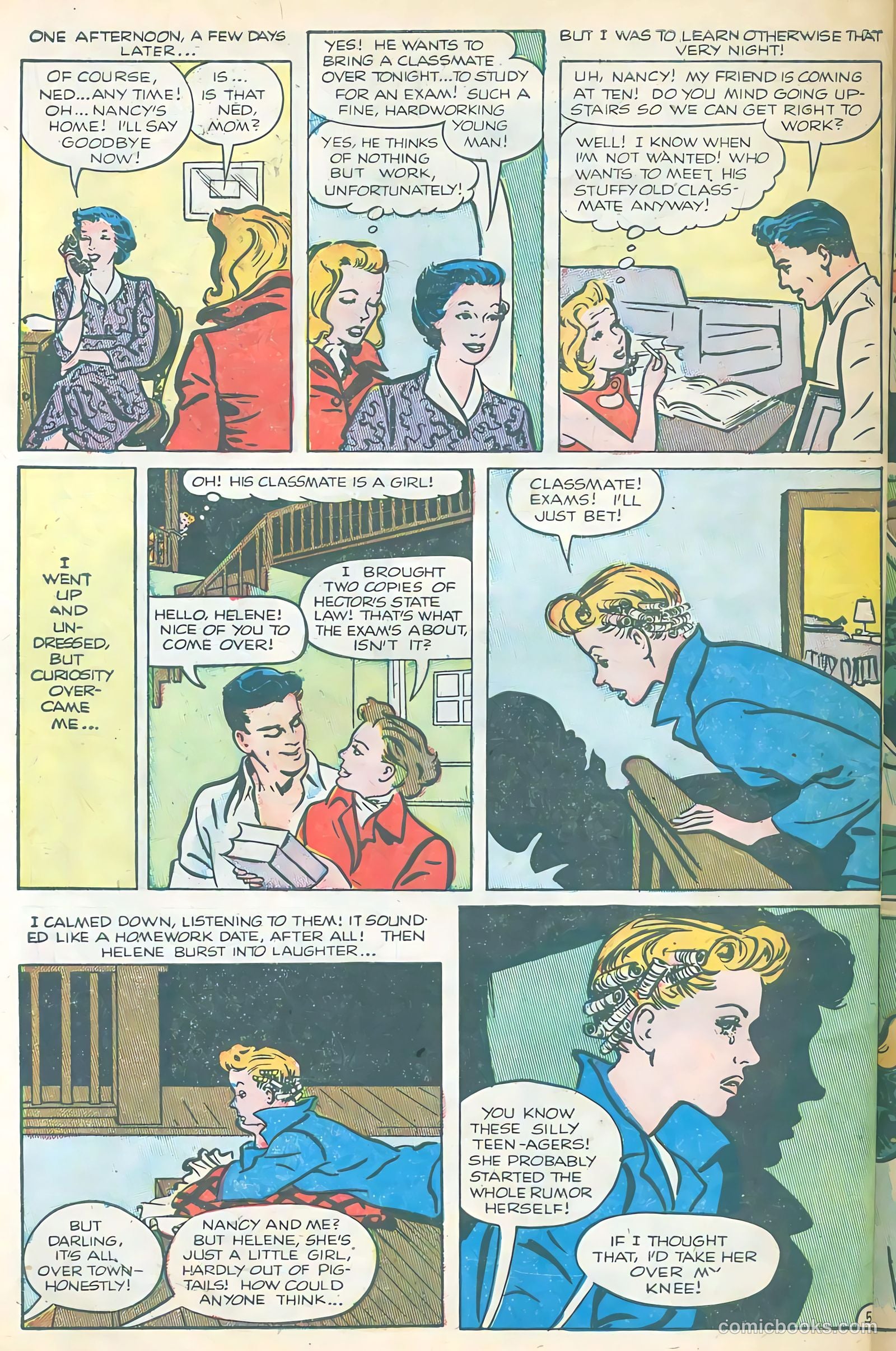 Boy Loves Girl #49 (1954) — page 30