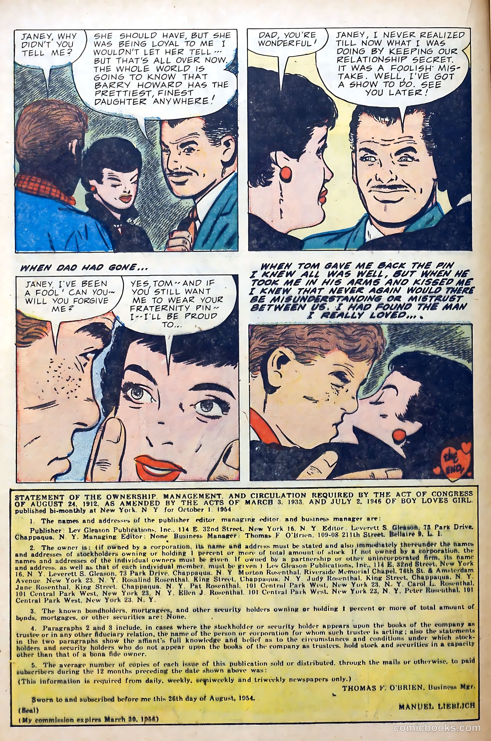 Boy Loves Girl #51 (1955) — page 16 of 37