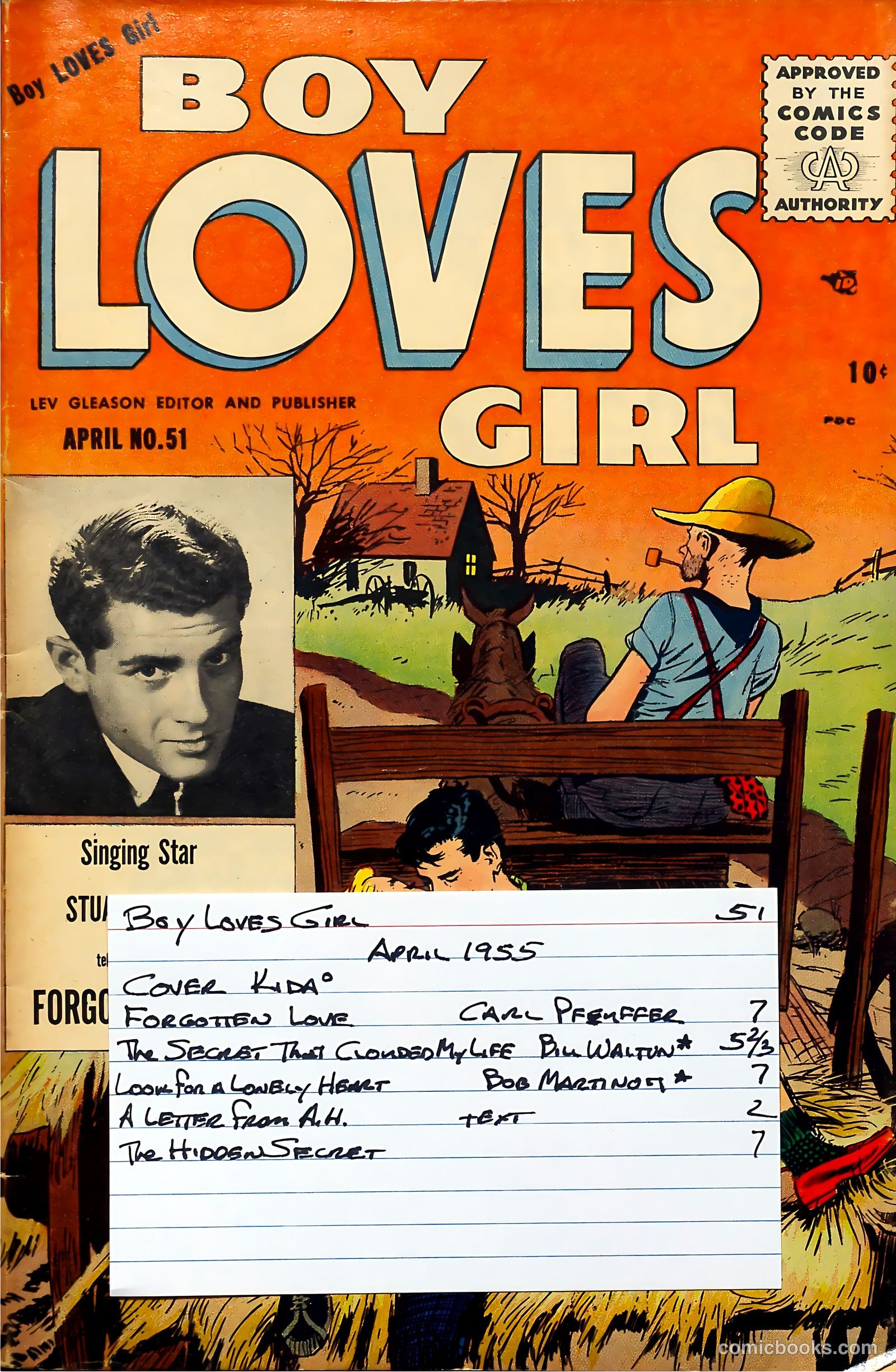 Boy Loves Girl #51 (1955) — page 37 of 37
