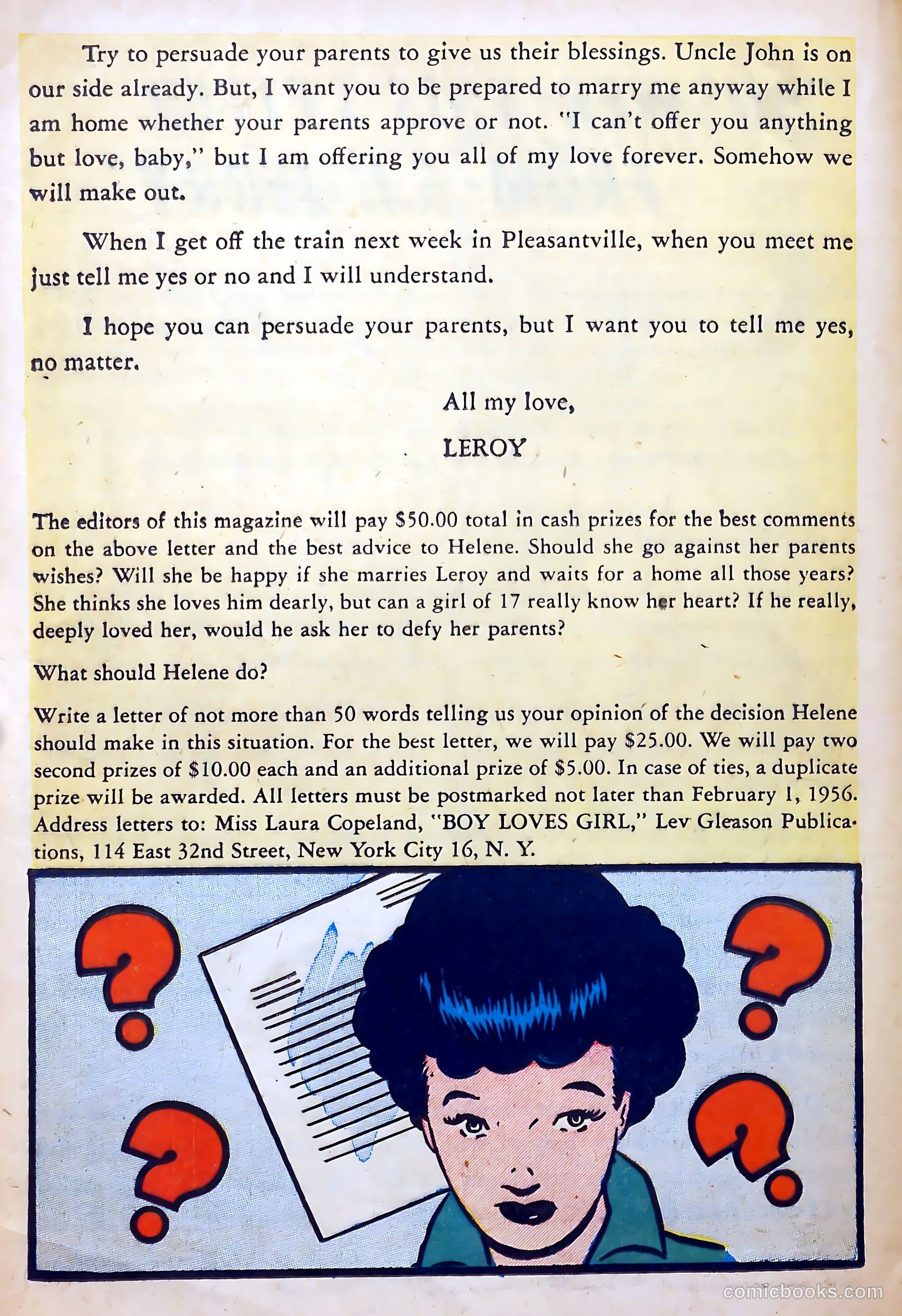 Boy Loves Girl #56 (1956) — page 24 of 37