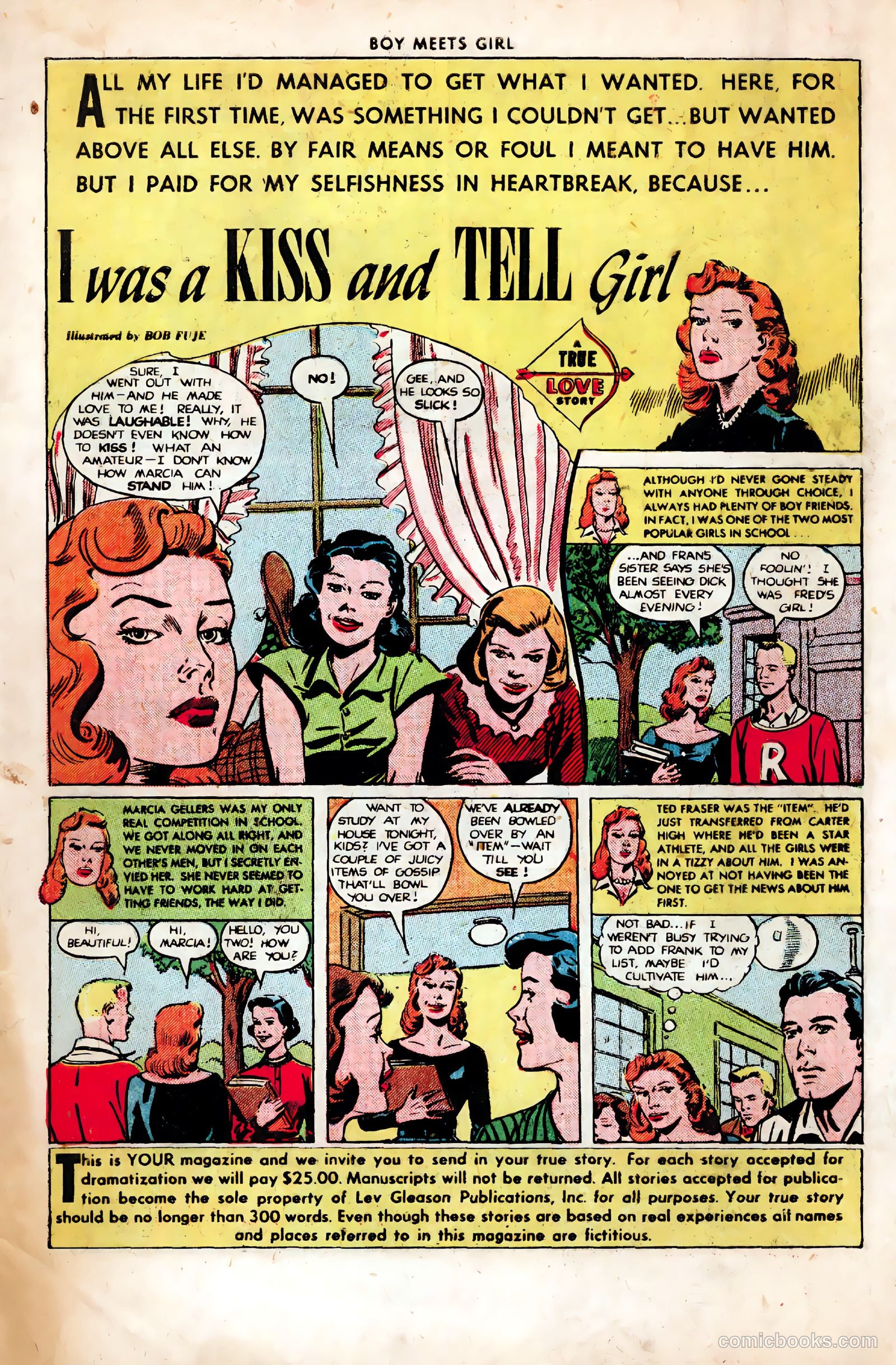 Boy Meets Girl #2 (1950, Lev Gleason Publications, Inc.) — page 3 of 53
