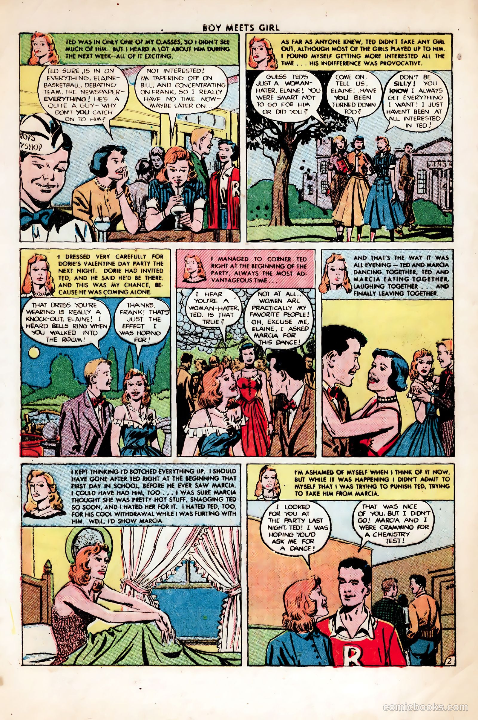 Boy Meets Girl #2 (1950, Lev Gleason Publications, Inc.) — page 4 of 53