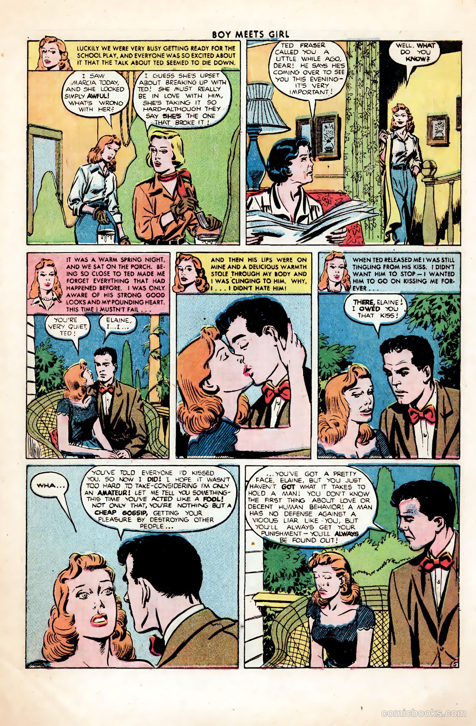 Boy Meets Girl #2 (1950, Lev Gleason Publications, Inc.) — page 7 of 53