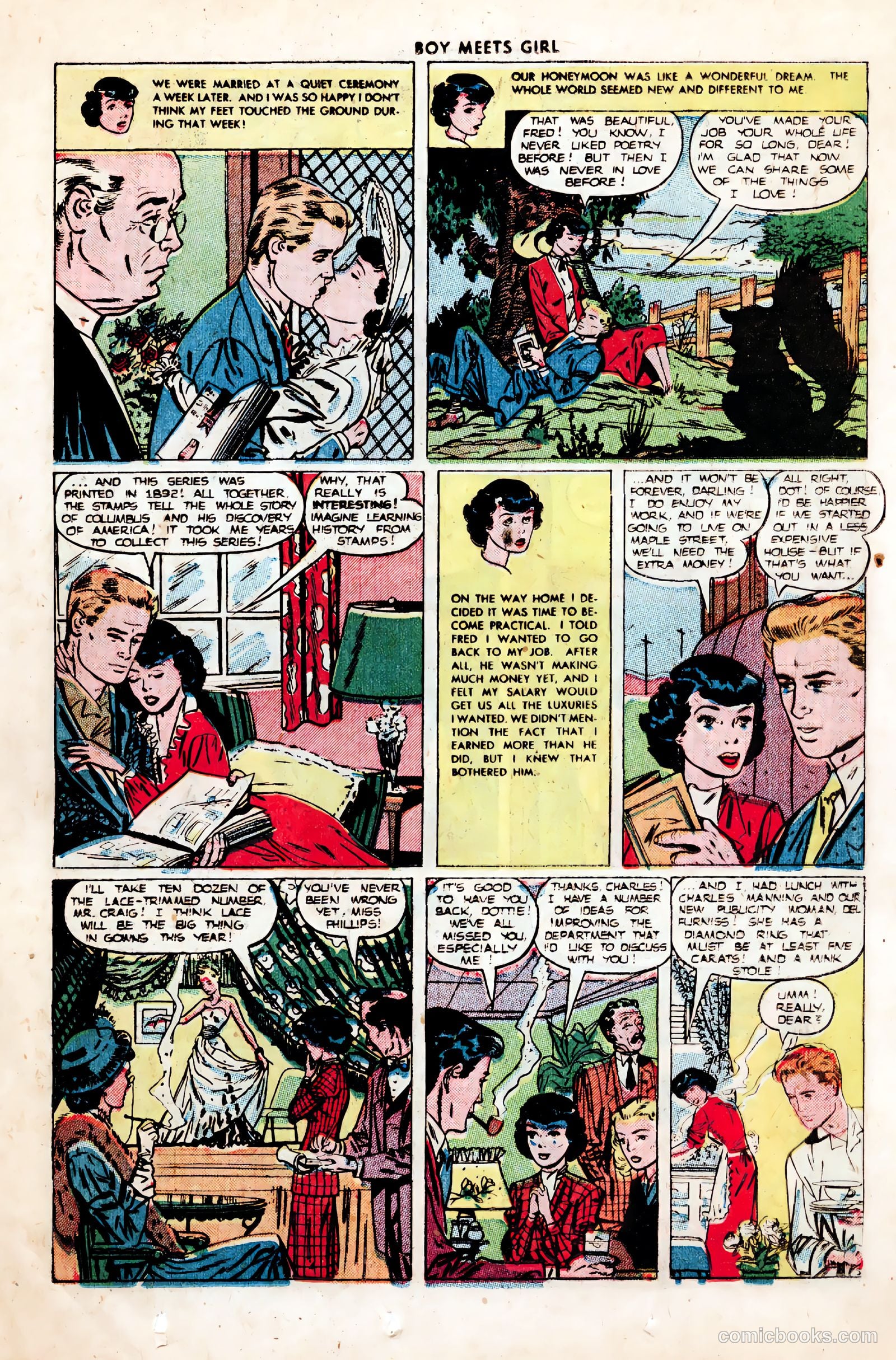 Boy Meets Girl #2 (1950, Lev Gleason Publications, Inc.) — page 17 of 53