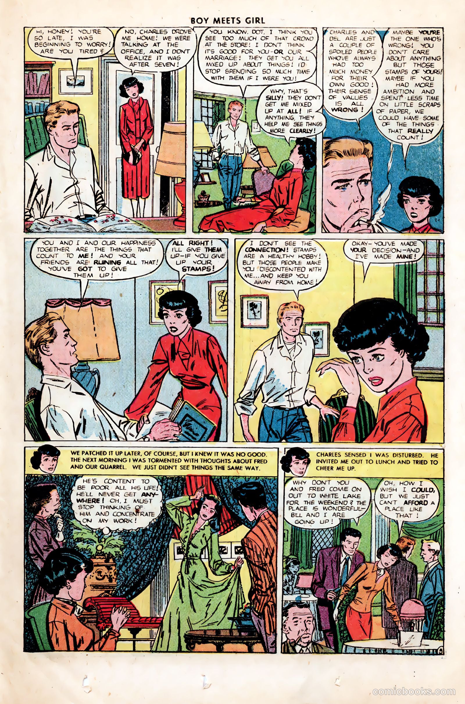 Boy Meets Girl #2 (1950, Lev Gleason Publications, Inc.) — page 19 of 53