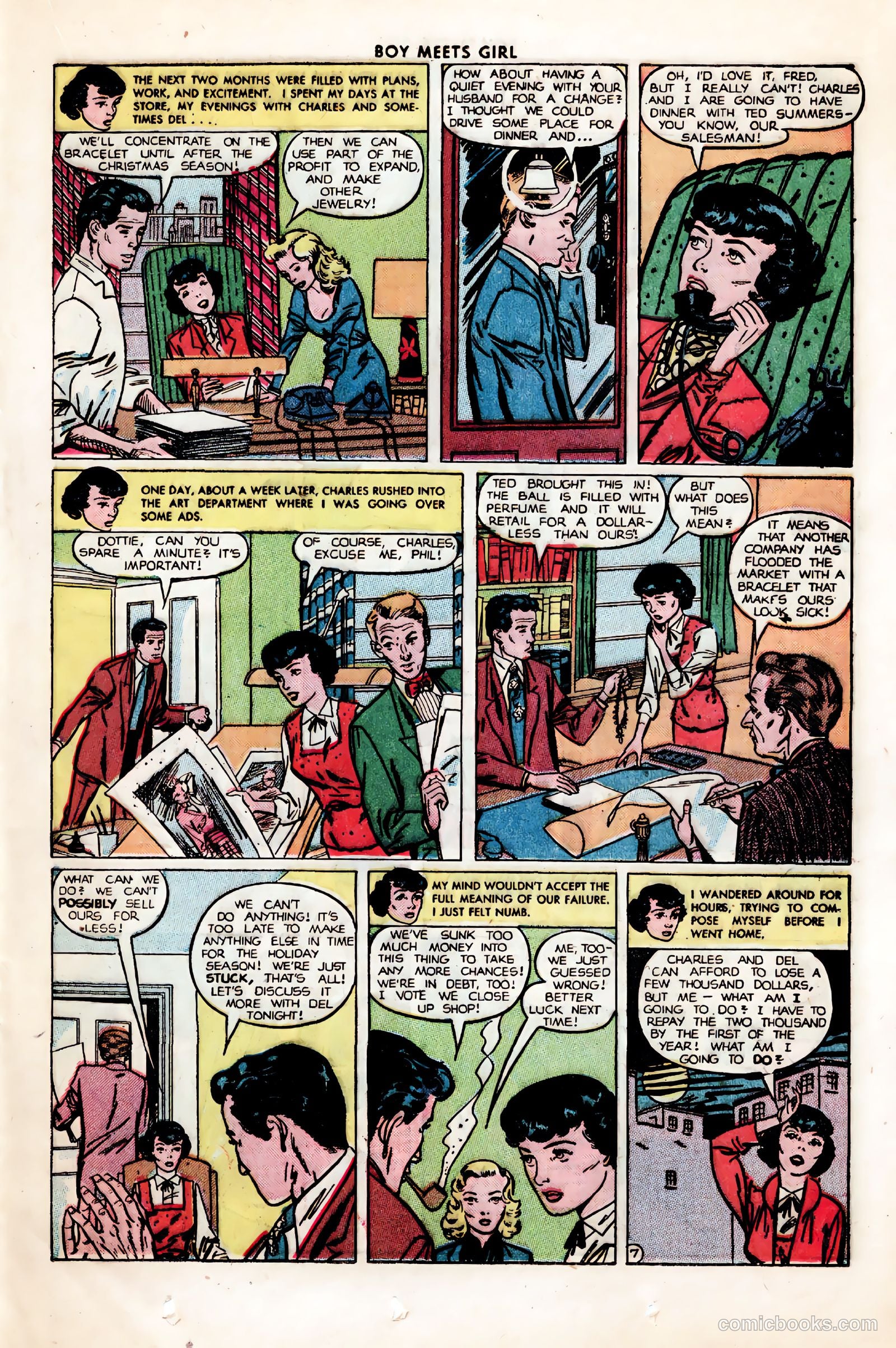 Boy Meets Girl #2 (1950, Lev Gleason Publications, Inc.) — page 21 of 53