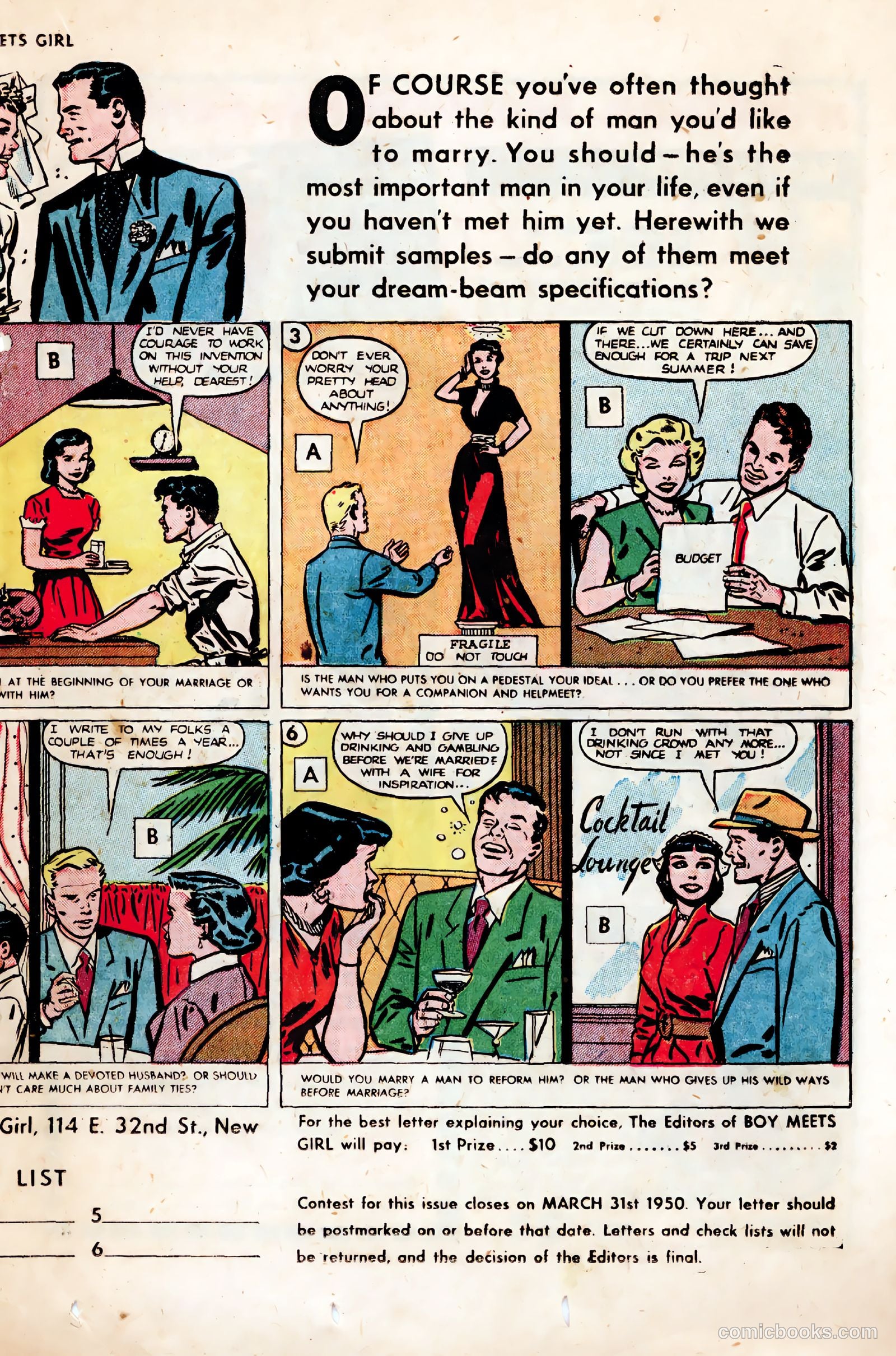 Boy Meets Girl #2 (1950, Lev Gleason Publications, Inc.) — page 28 of 53