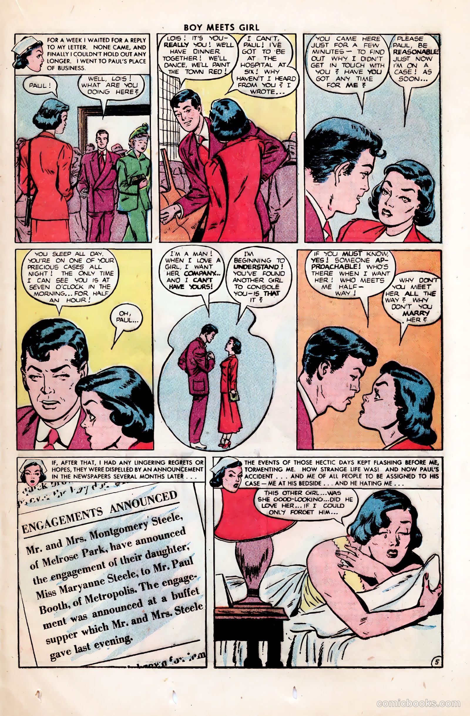 Boy Meets Girl #2 (1950, Lev Gleason Publications, Inc.) — page 34 of 53