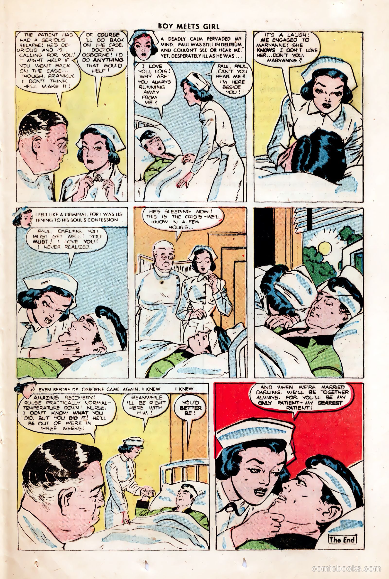 Boy Meets Girl #2 (1950, Lev Gleason Publications, Inc.) — page 36 of 53