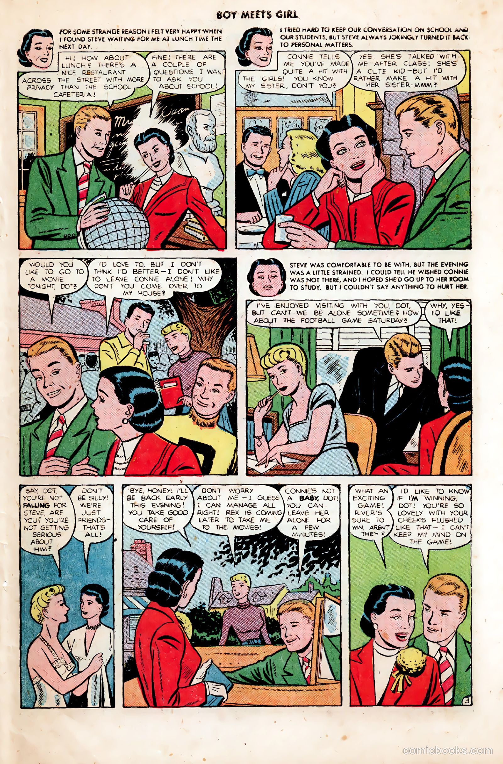 Boy Meets Girl #2 (1950, Lev Gleason Publications, Inc.) — page 40 of 53