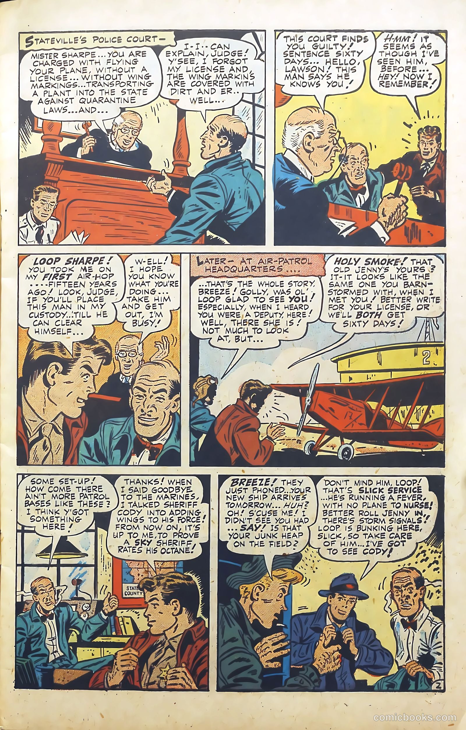 Breeze Lawson, Sky Sheriff #1 (1948) — page 5 of 52