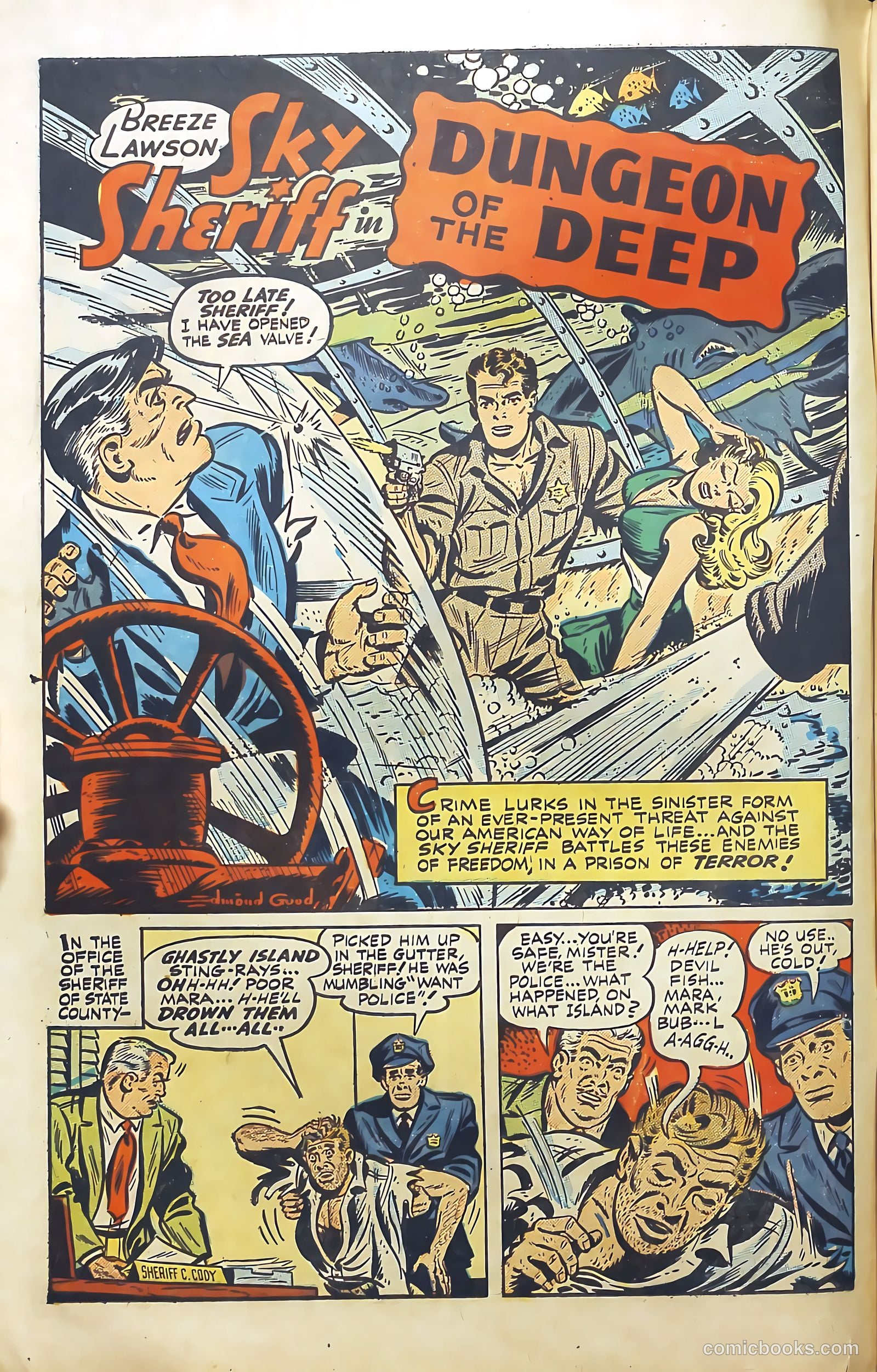 Breeze Lawson, Sky Sheriff #1 (1948) — page 10 of 52