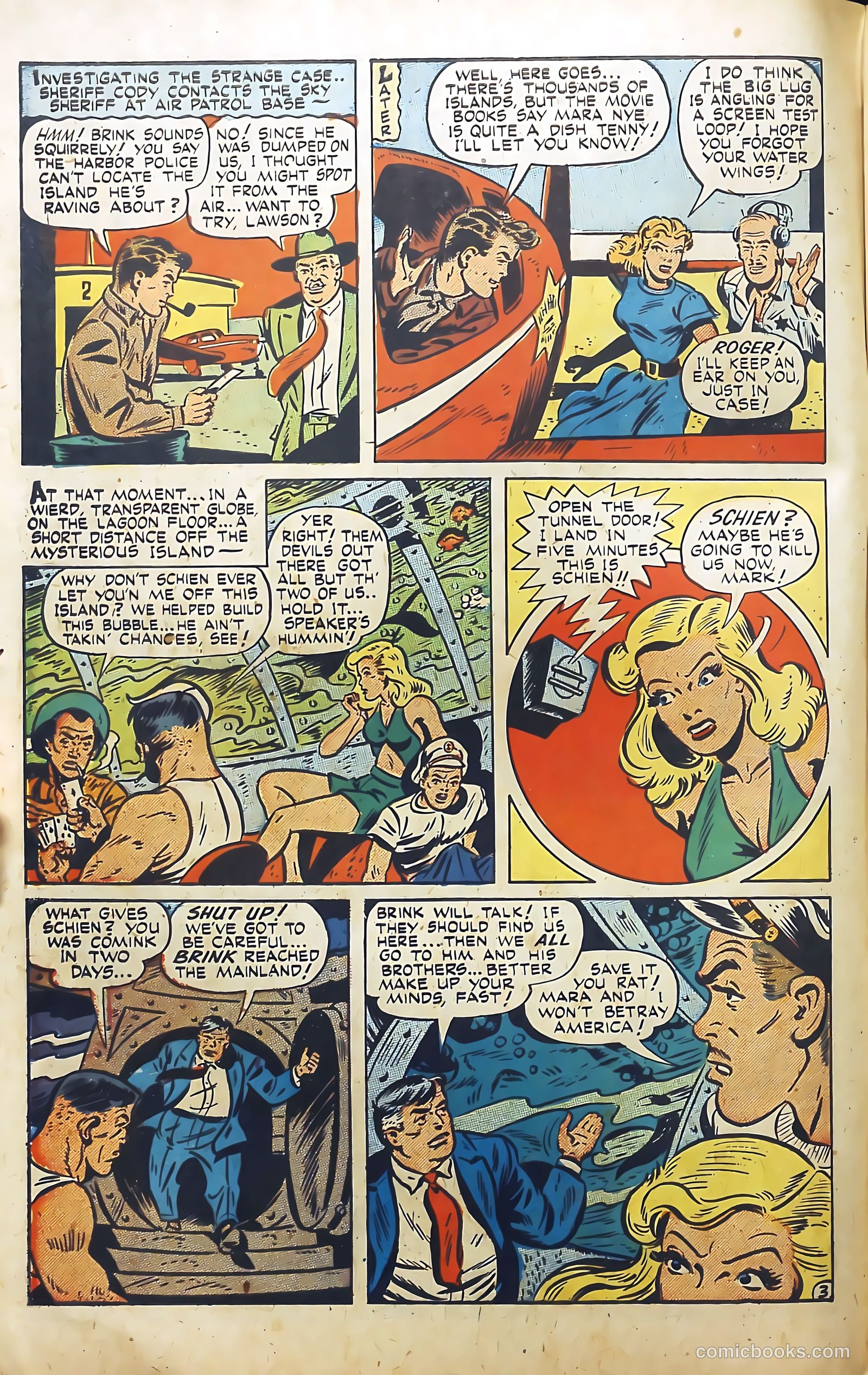Breeze Lawson, Sky Sheriff #1 (1948) — page 12 of 52