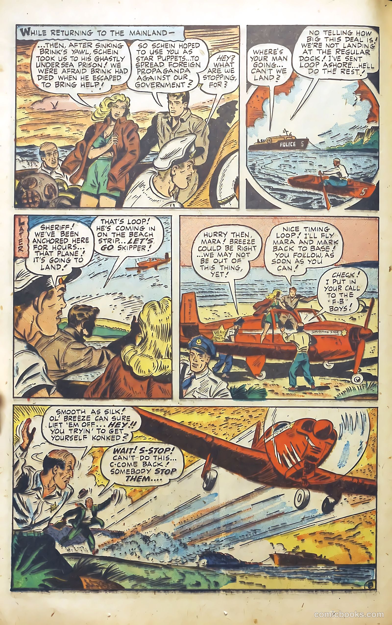 Breeze Lawson, Sky Sheriff #1 (1948) — page 18 of 52