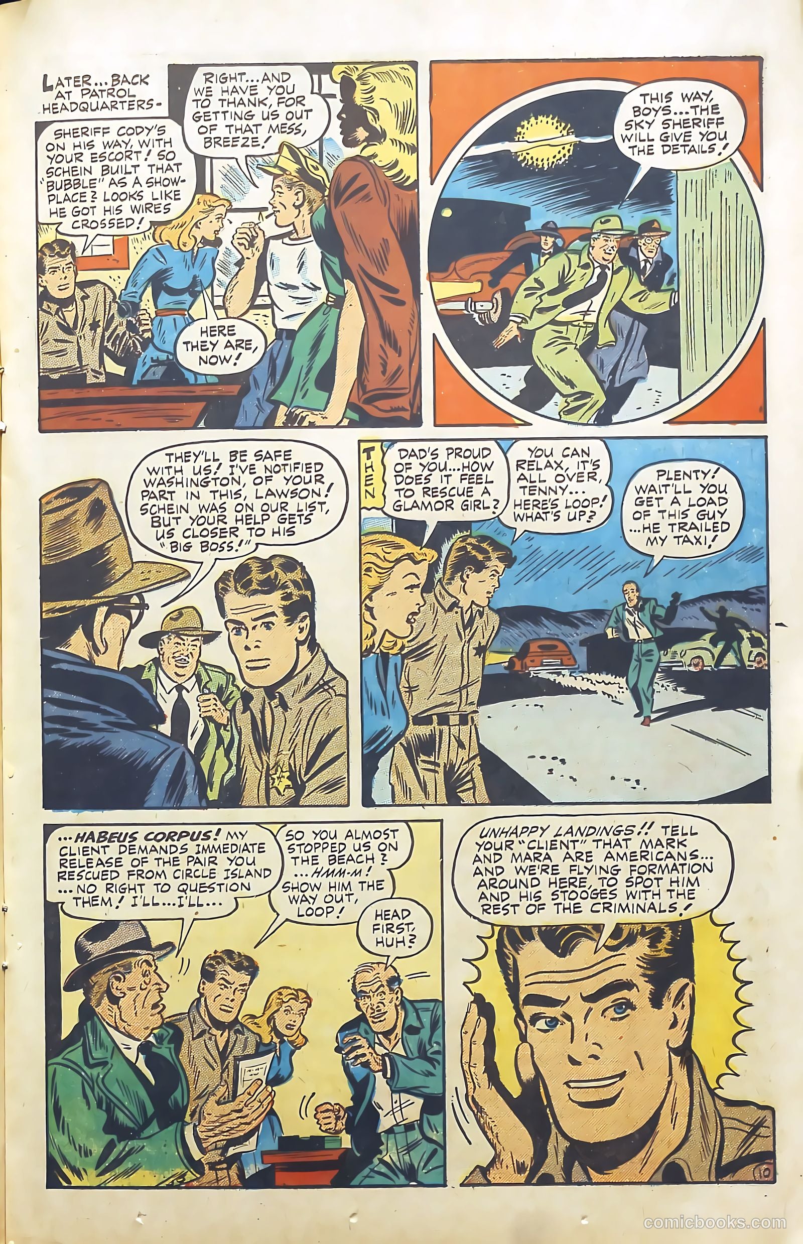 Breeze Lawson, Sky Sheriff #1 (1948) — page 19 of 52