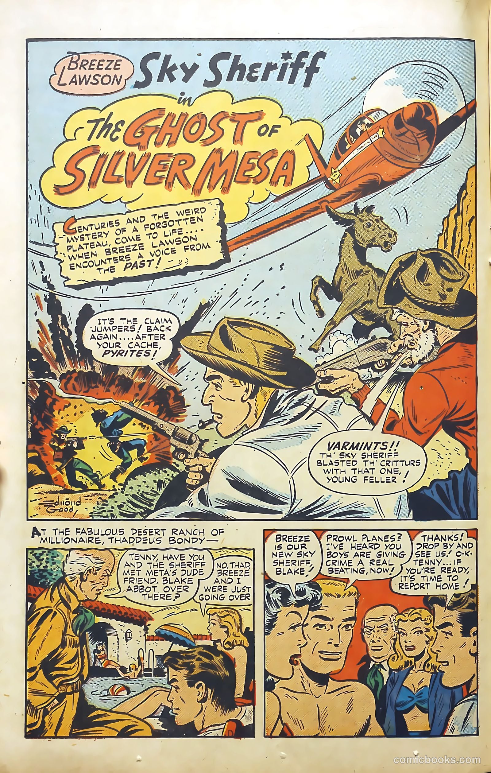 Breeze Lawson, Sky Sheriff #1 (1948) — page 22 of 52