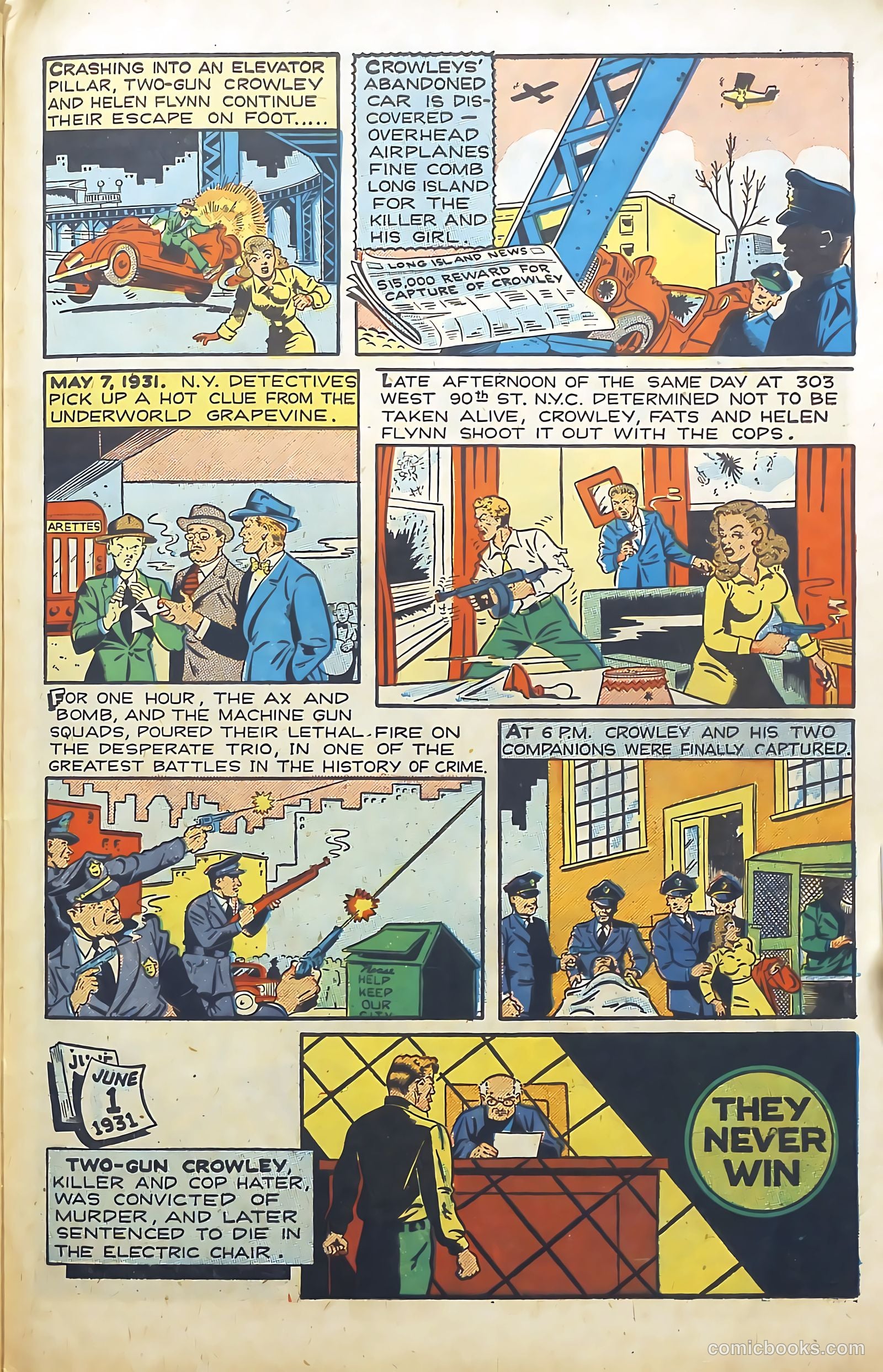 Breeze Lawson, Sky Sheriff #1 (1948) — page 39 of 52