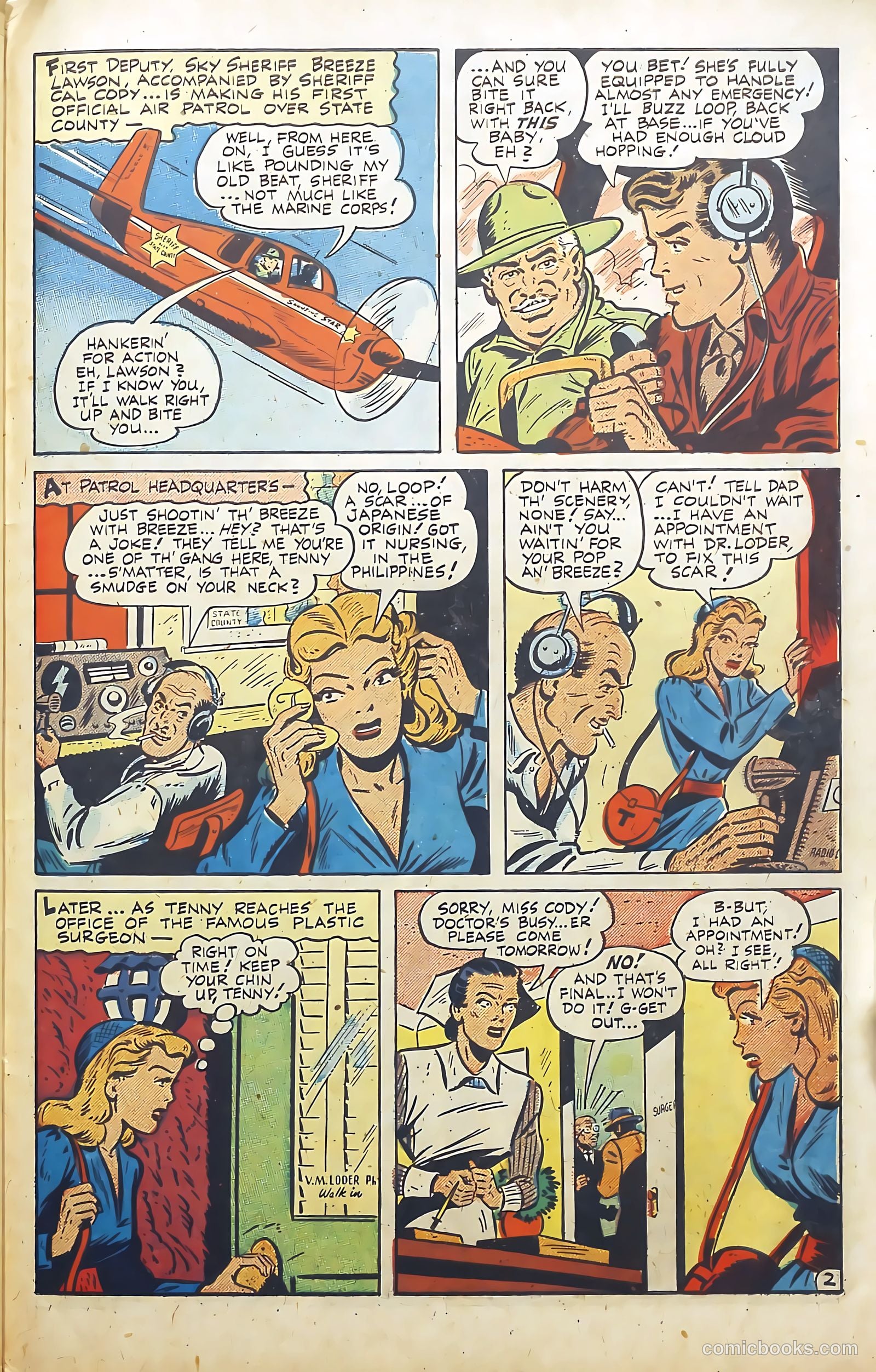 Breeze Lawson, Sky Sheriff #1 (1948) — page 41 of 52