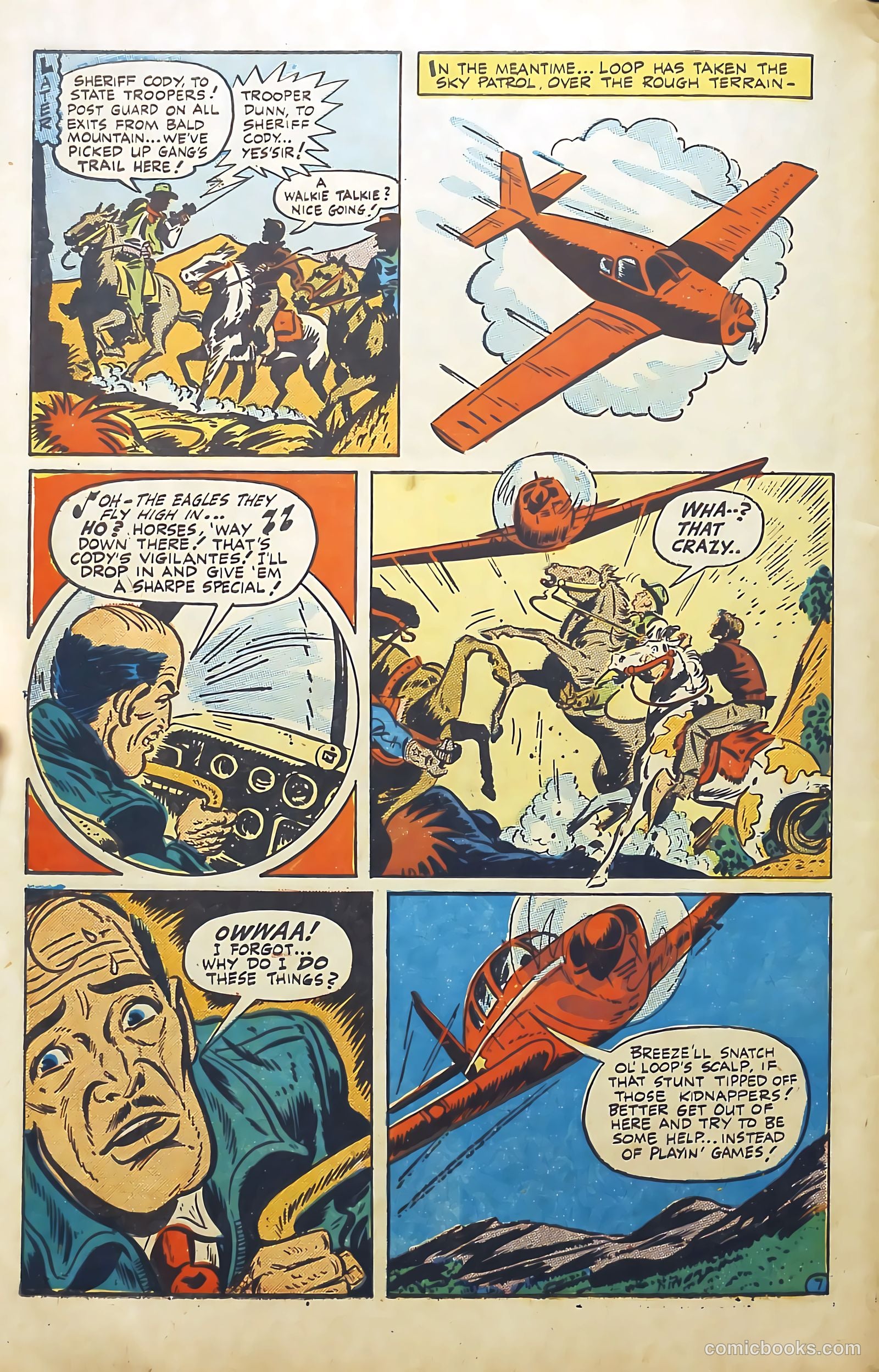 Breeze Lawson, Sky Sheriff #1 (1948) — page 46 of 52