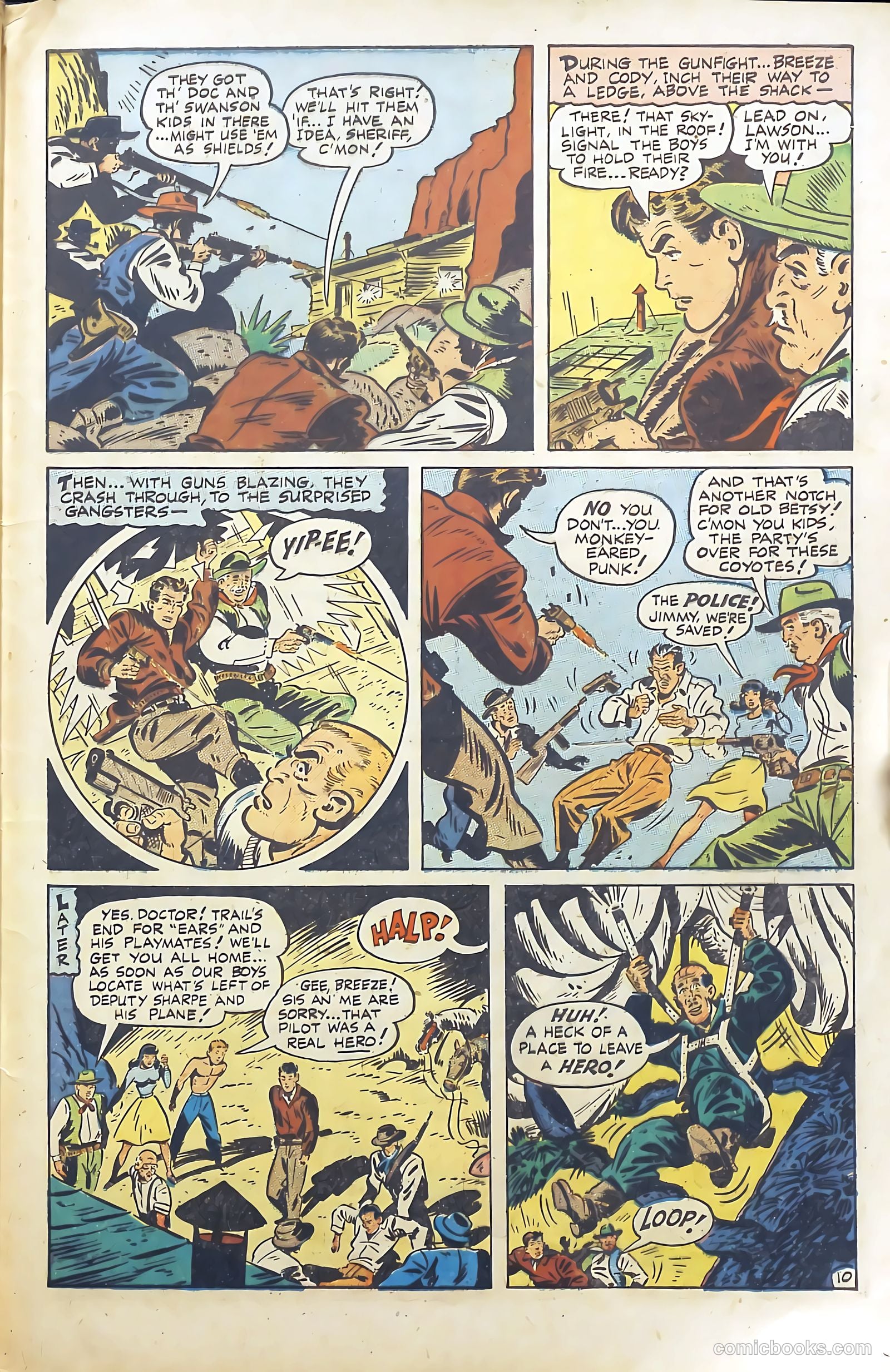 Breeze Lawson, Sky Sheriff #1 (1948) — page 49 of 52