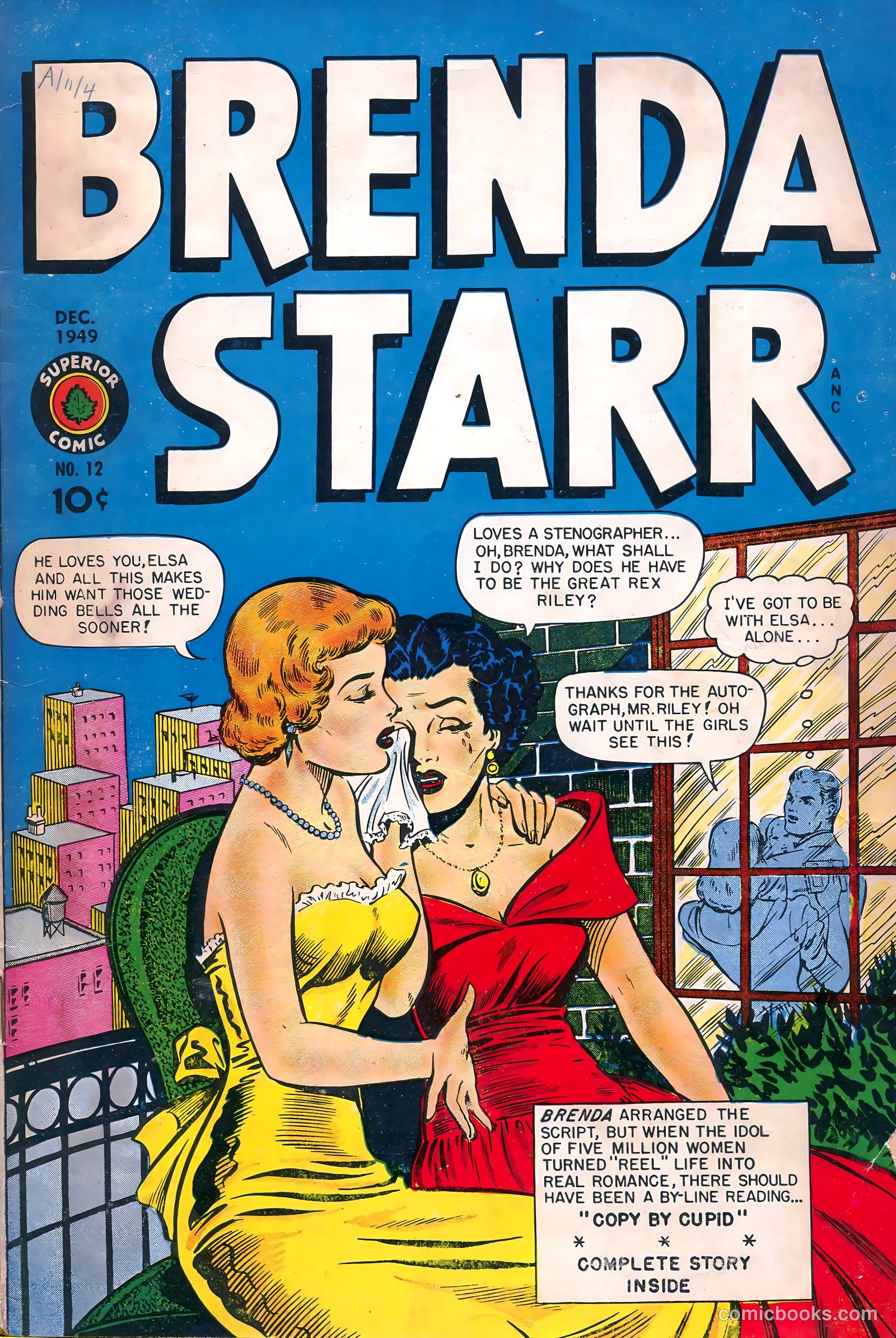 Brenda Starr Comics #12 cover