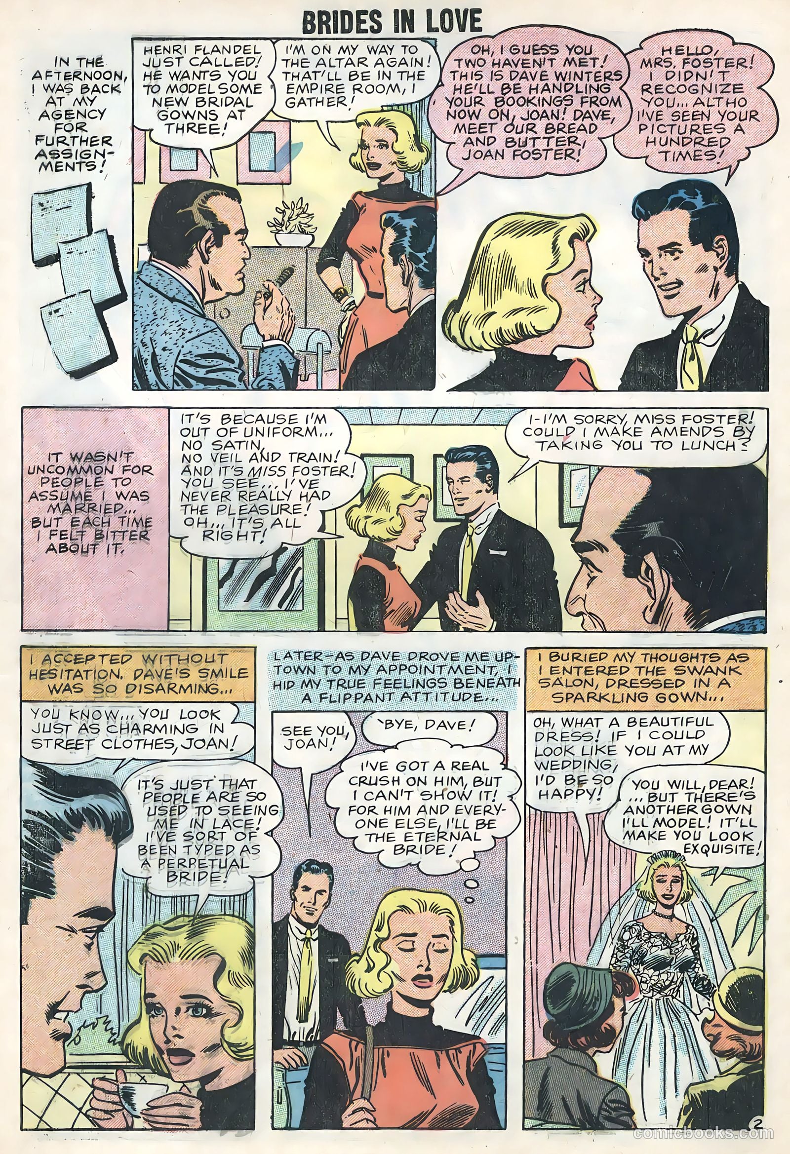 Brides in Love #10 (1958) — page 4